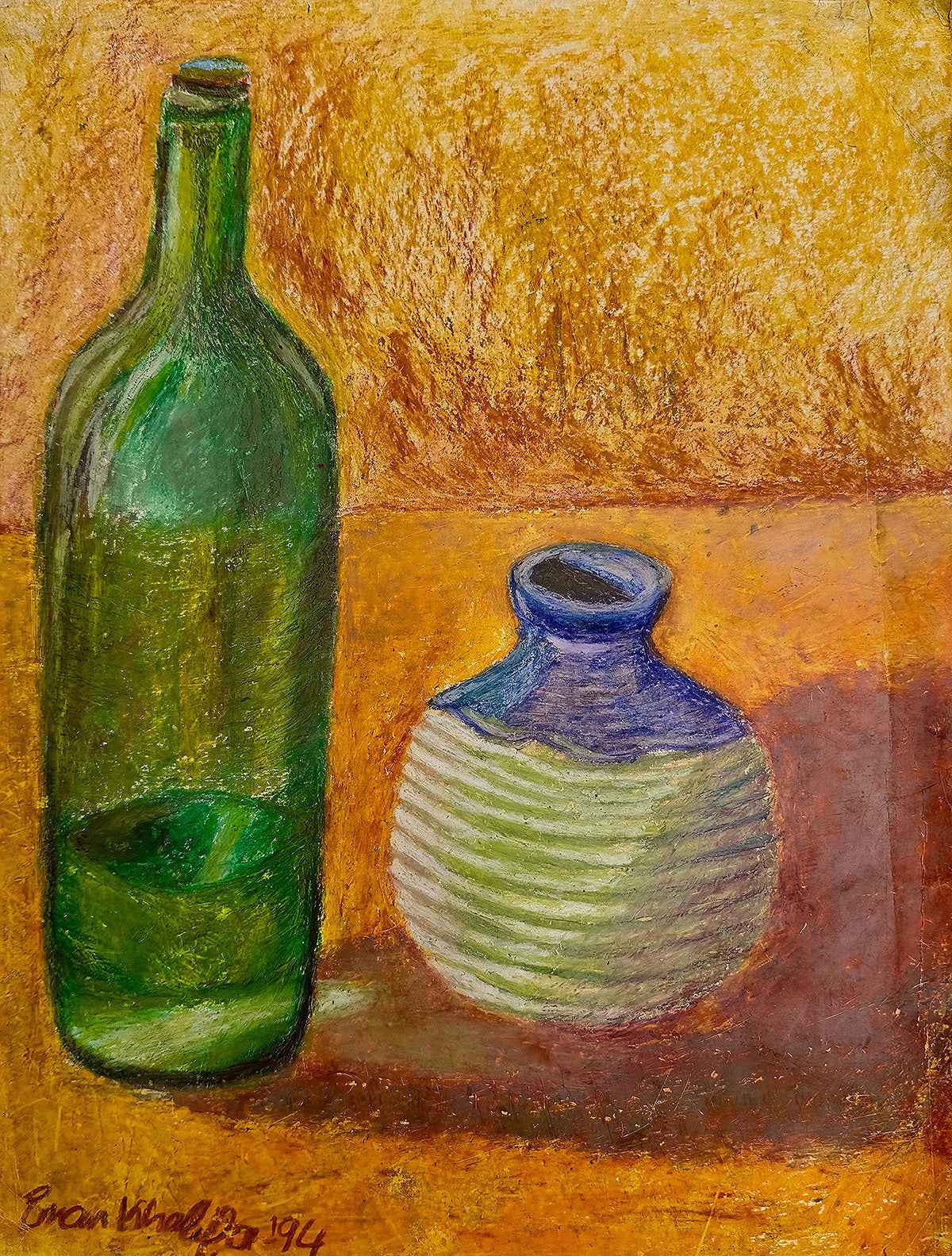 Original Oil Painting - Still Longing - Warm Still Life
