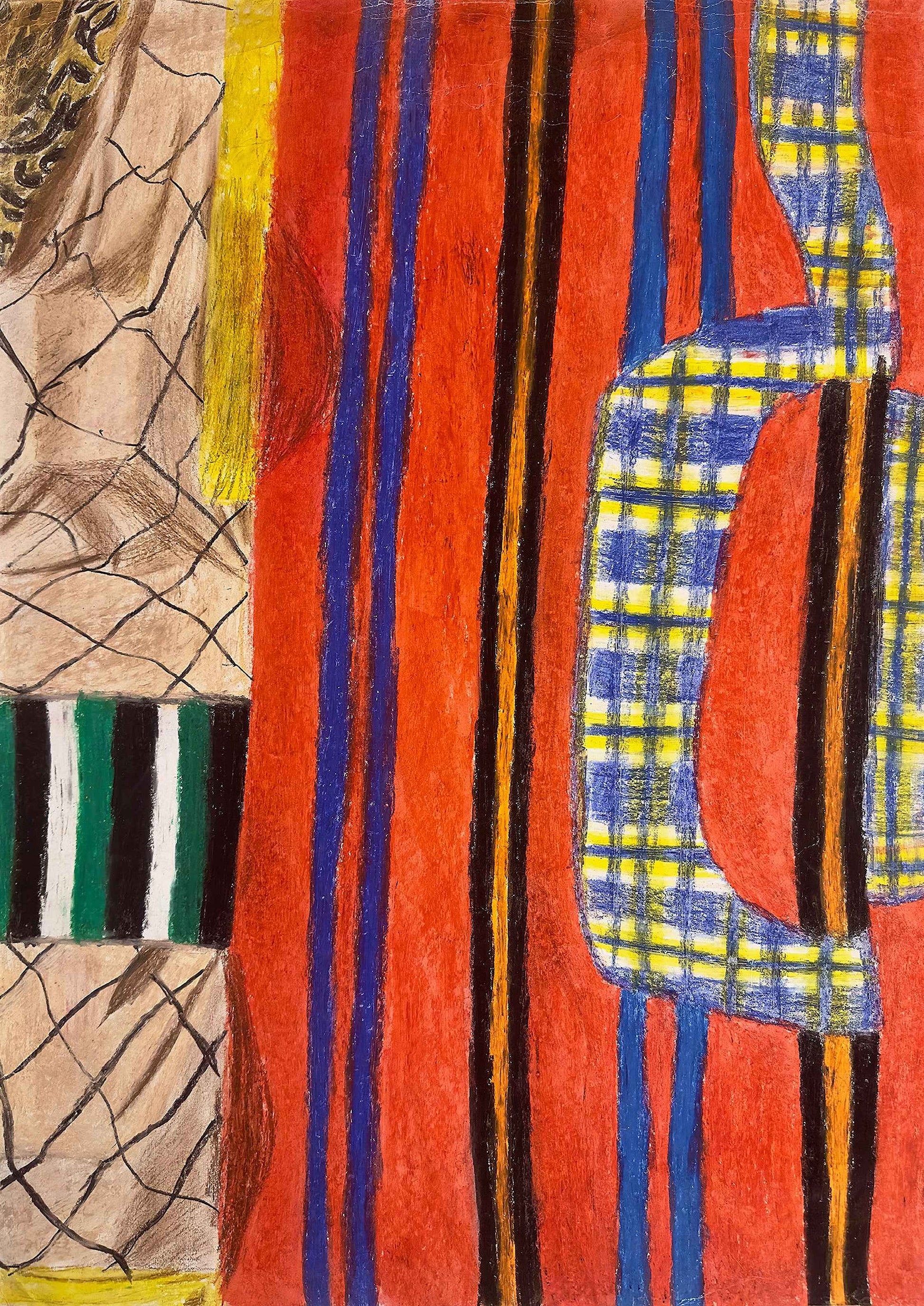 Original Painting - Patchwork Village Palestine's Resilience
