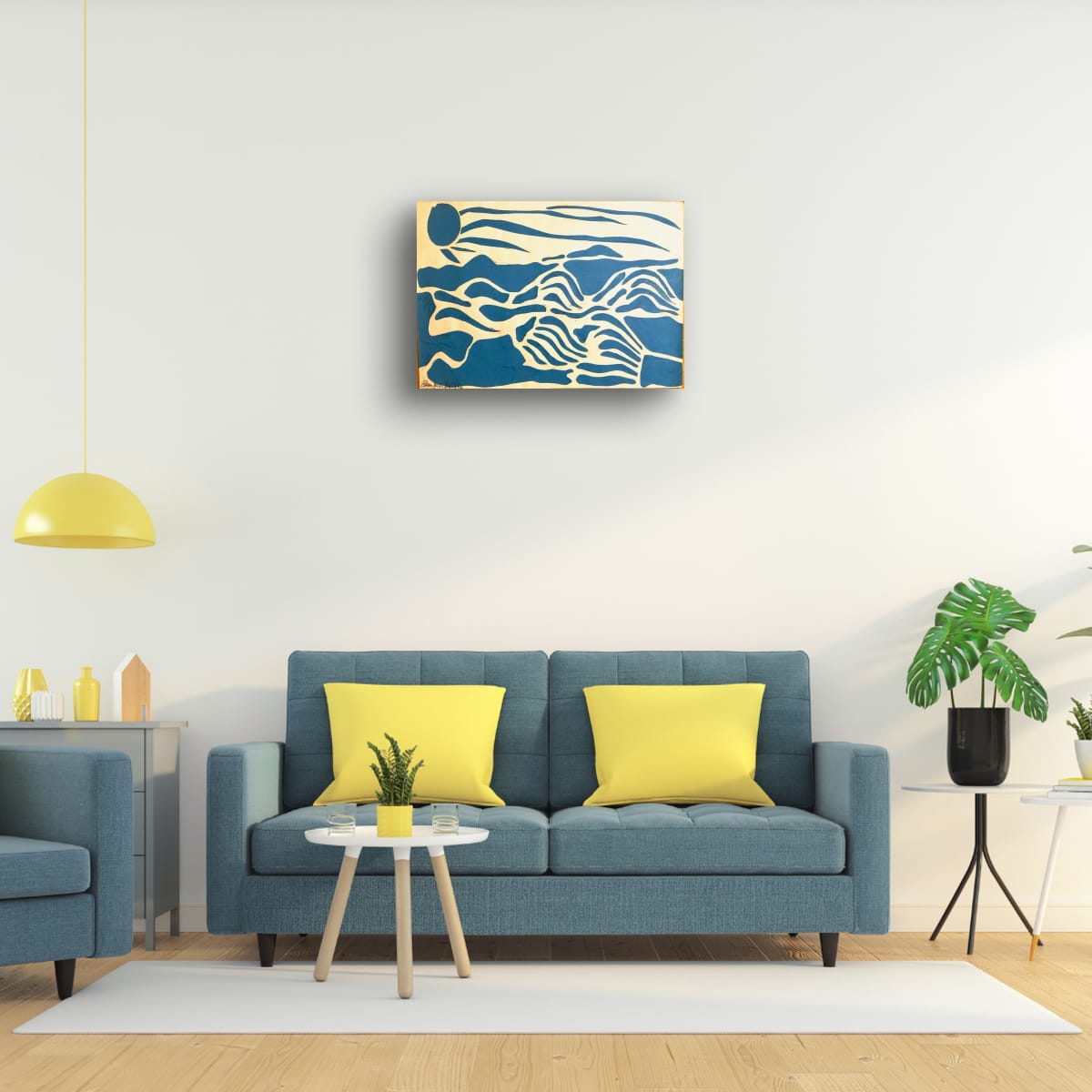 Blue Airwaves - Original Artwork