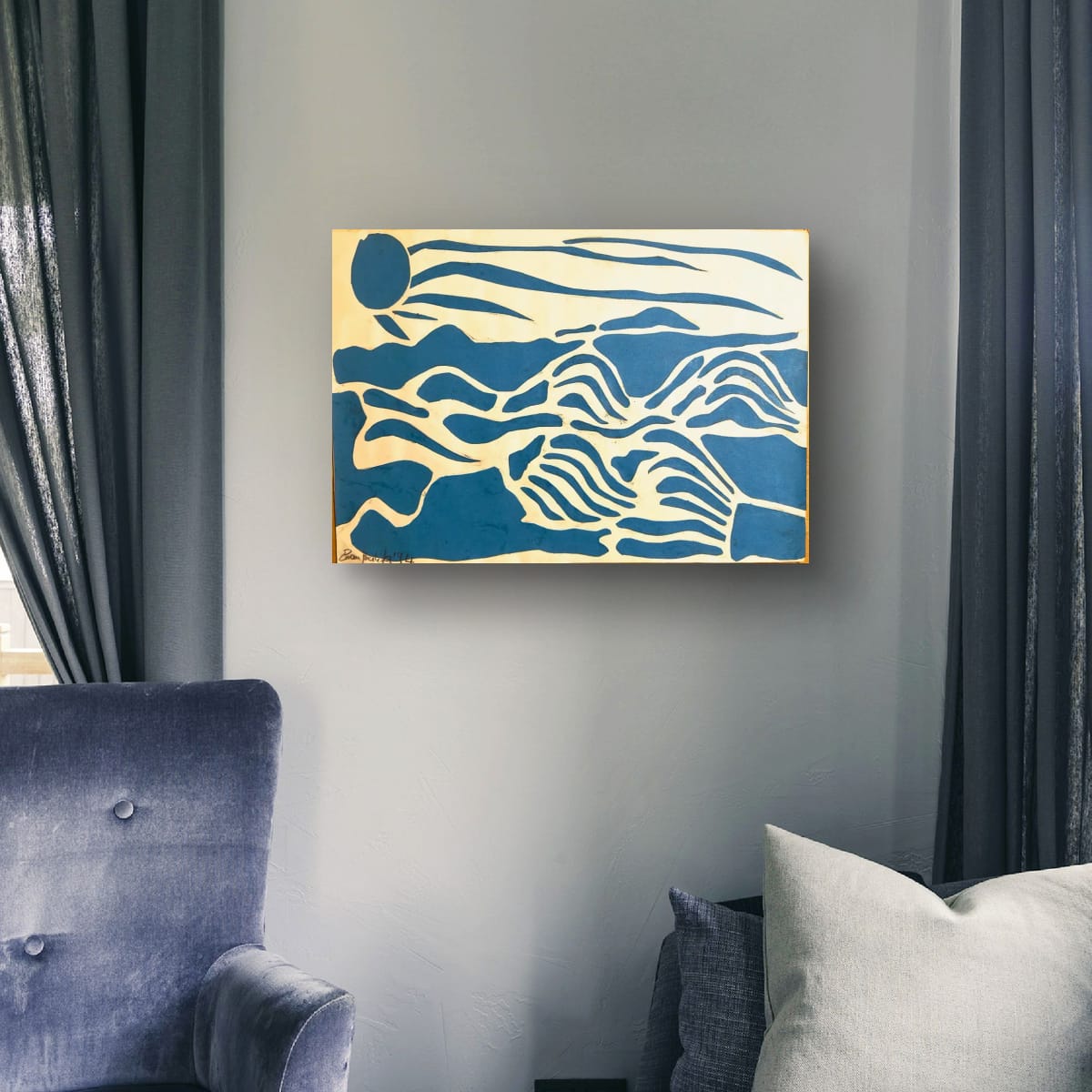 Blue Airwaves - Original Artwork
