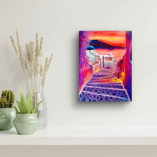 Canvas Print – Warm Embrace – Romantic Evening Landscape Art