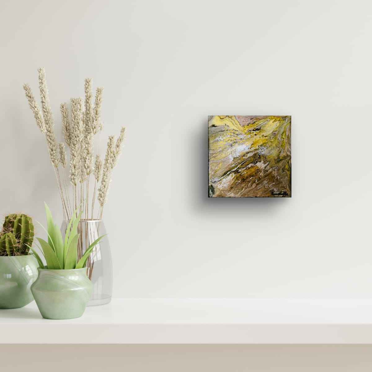 Reminiscence – Original Abstract Acrylic Pour Painting