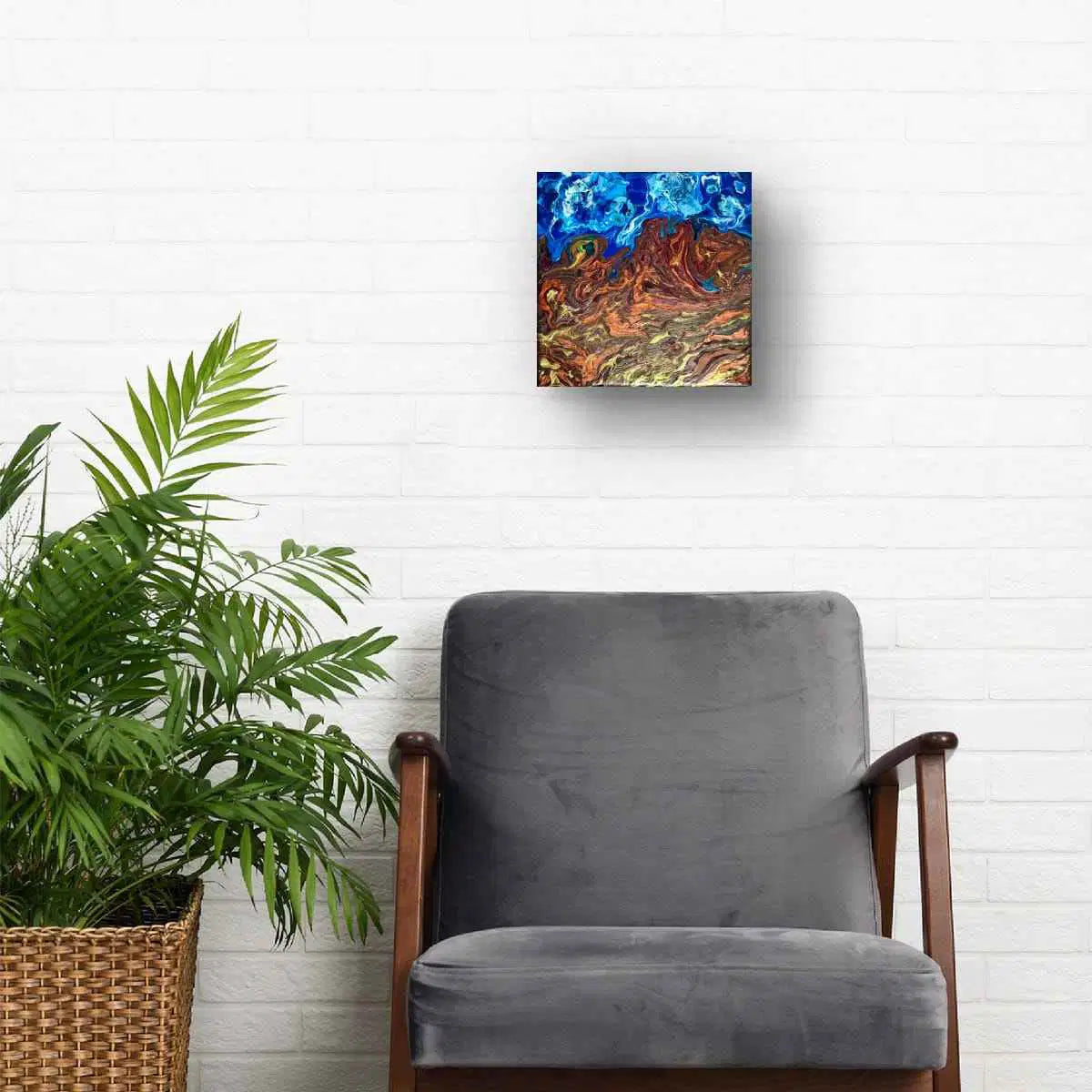 Original Painting - Zeffir (exhale) - Abstract Earth & Sky