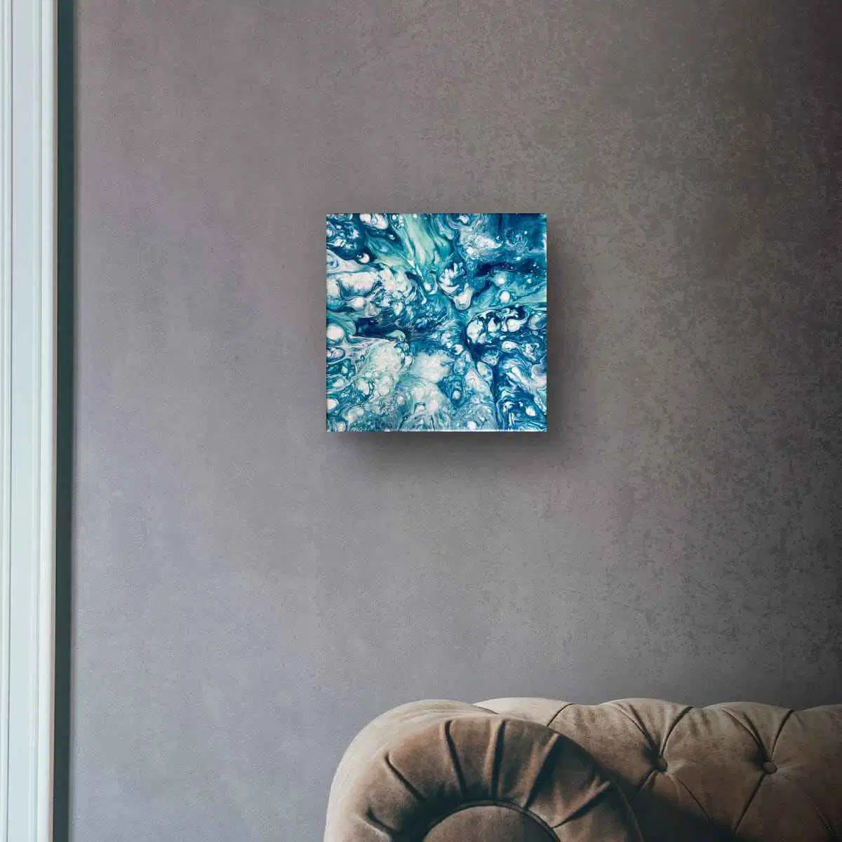 Original Painting - Reef - Submerged Fluid Abstract Sea Foam