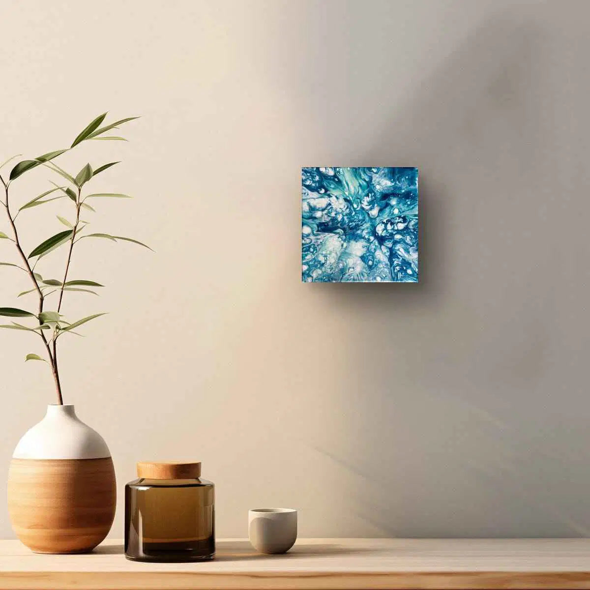 Original Painting - Reef - Submerged Fluid Abstract Sea Foam