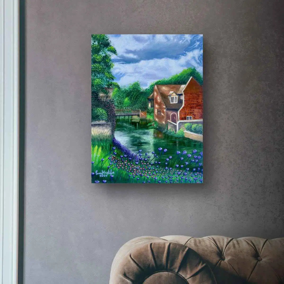 Original Painting - River Melody - Impressionist Landscape