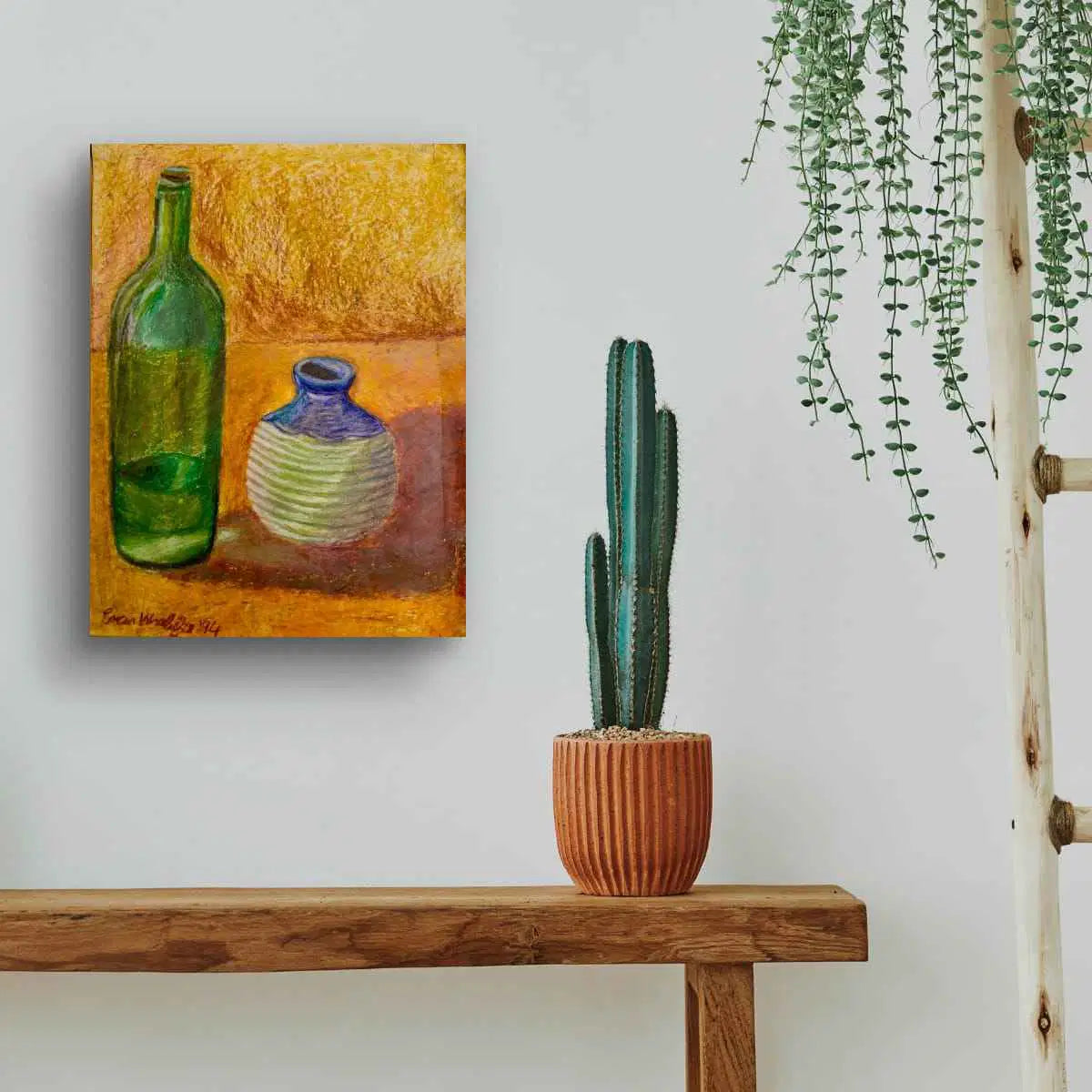 Original Oil Painting - Still Longing - Warm Still Life