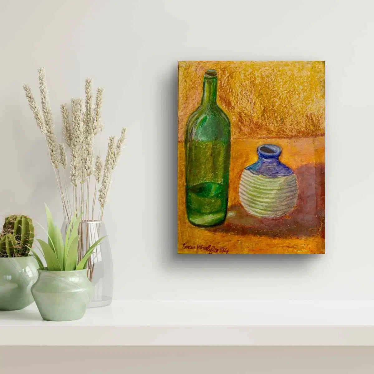 Original Oil Painting - Still Longing - Warm Still Life