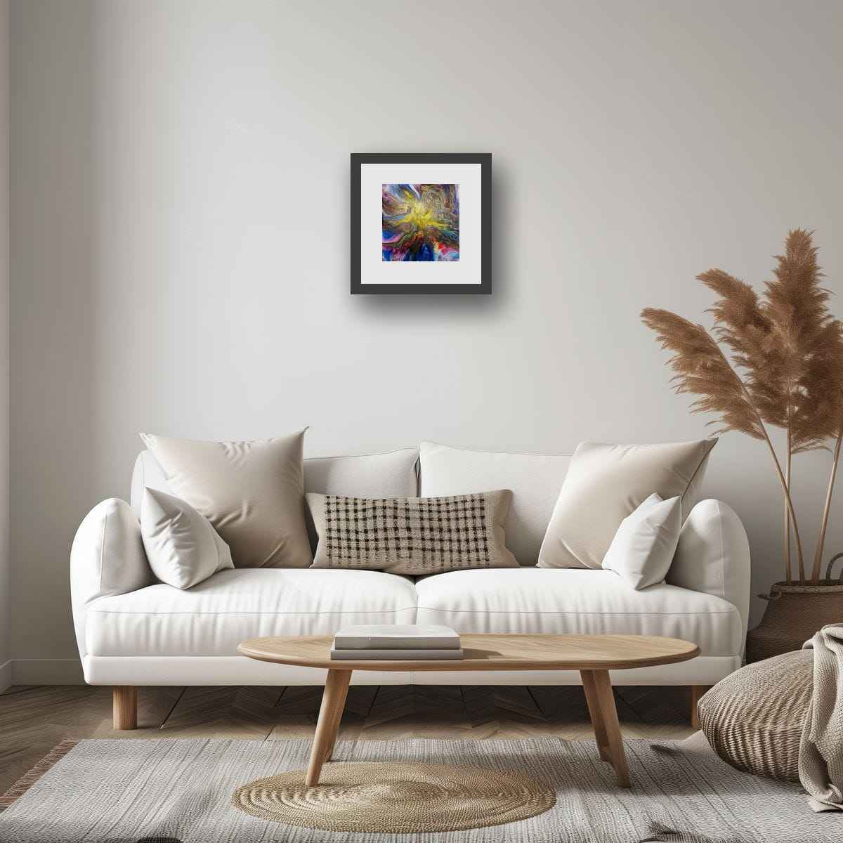 Original Painting - In The Beginning - Cosmic Gold Explosion