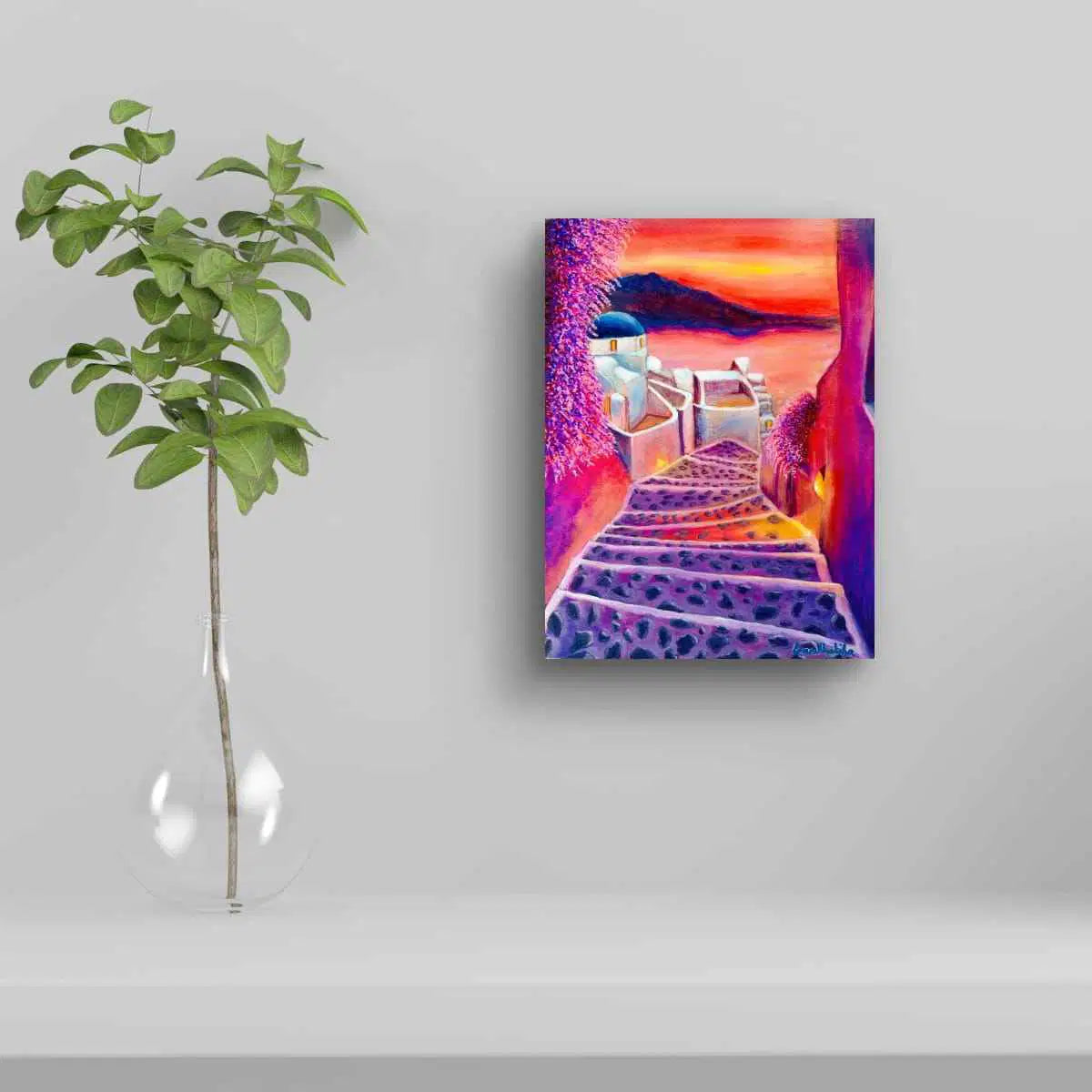 Canvas Print – Warm Embrace – Romantic Evening Landscape Art