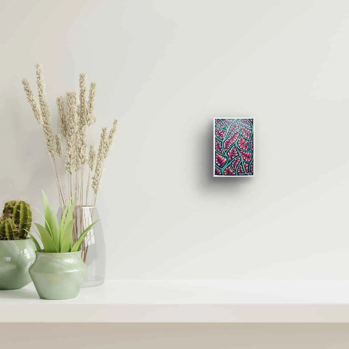 Mini Art – Floral Bloom Pattern – Abstract Botanical Design
