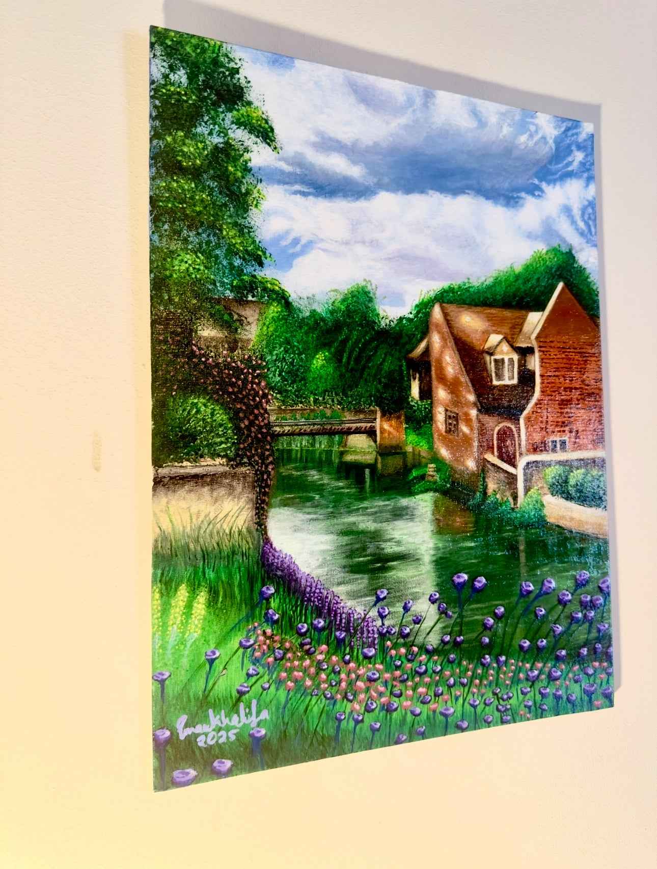Original Painting - River Melody - Impressionist Landscape