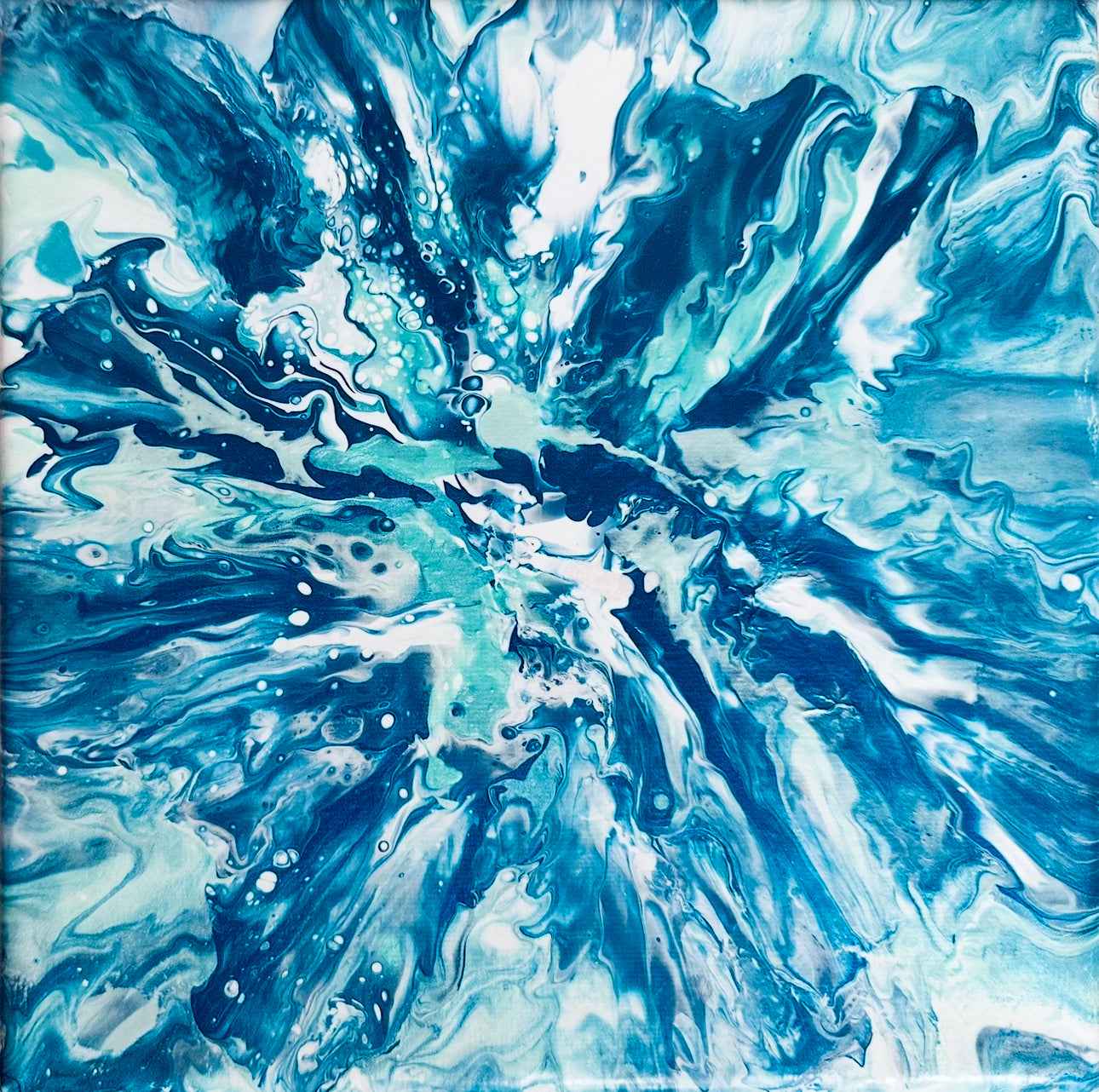 Original Painting - Riptide - Fluid Abstract Exploding Wave