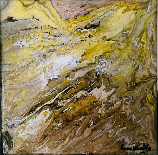 Reminiscence – Original Abstract Acrylic Pour Painting