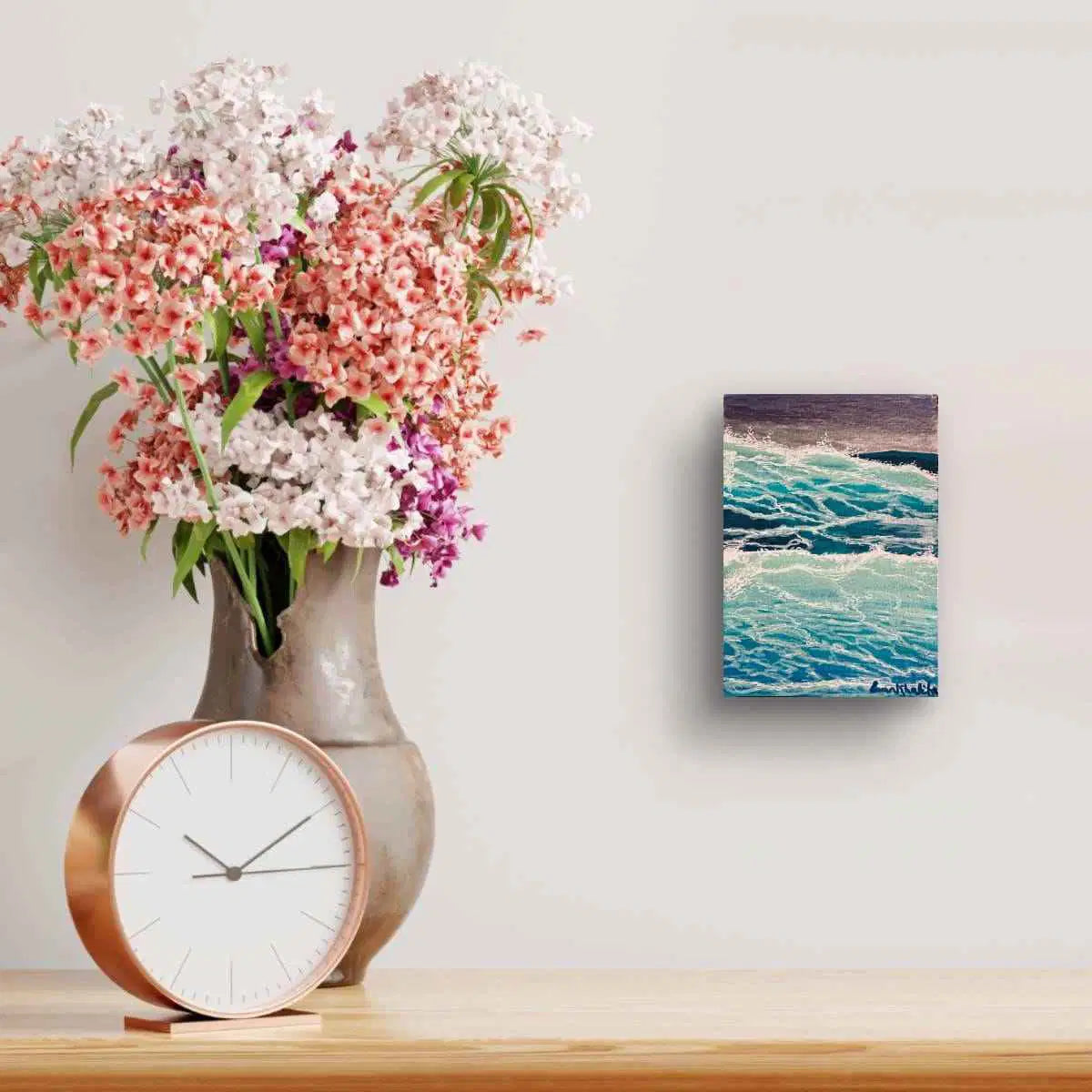 Mini Art – Restless Calm – Moody Ocean Wave Study