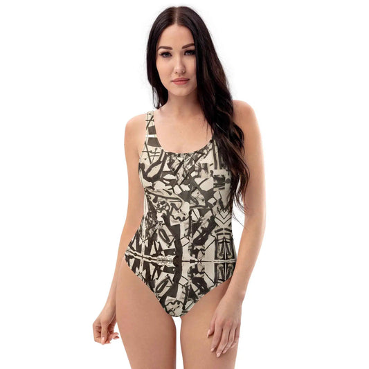 Swimsuit - Fragments of Memory - Abstract Ink Splash