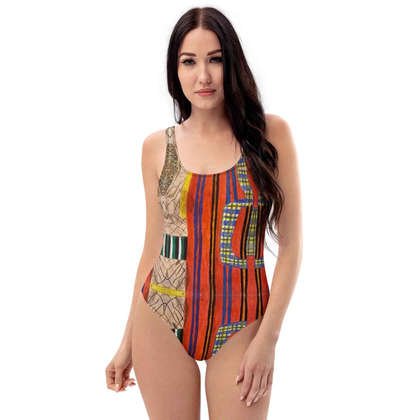 Swimsuit - Palestine's Resilience - Folk Abstract Art