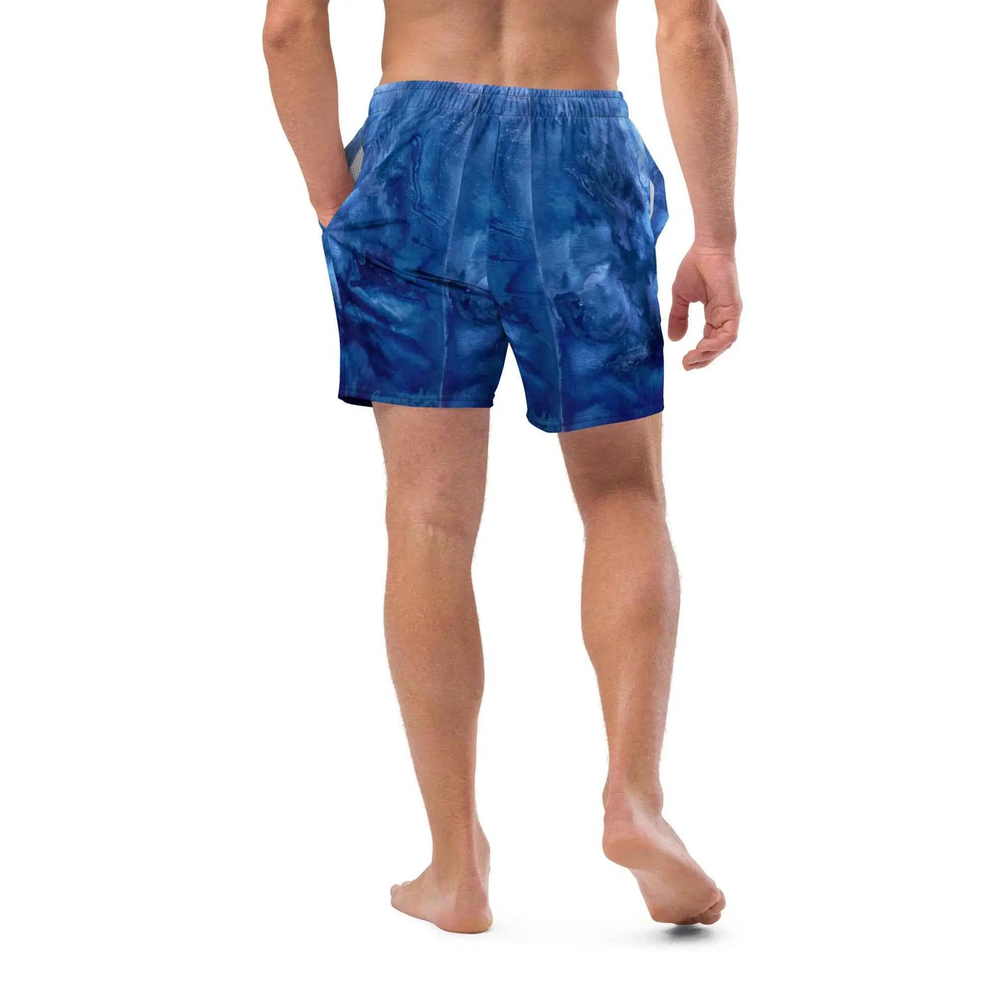 Men's Trunks - Thunder - Deep Blue Storm Cloud Art