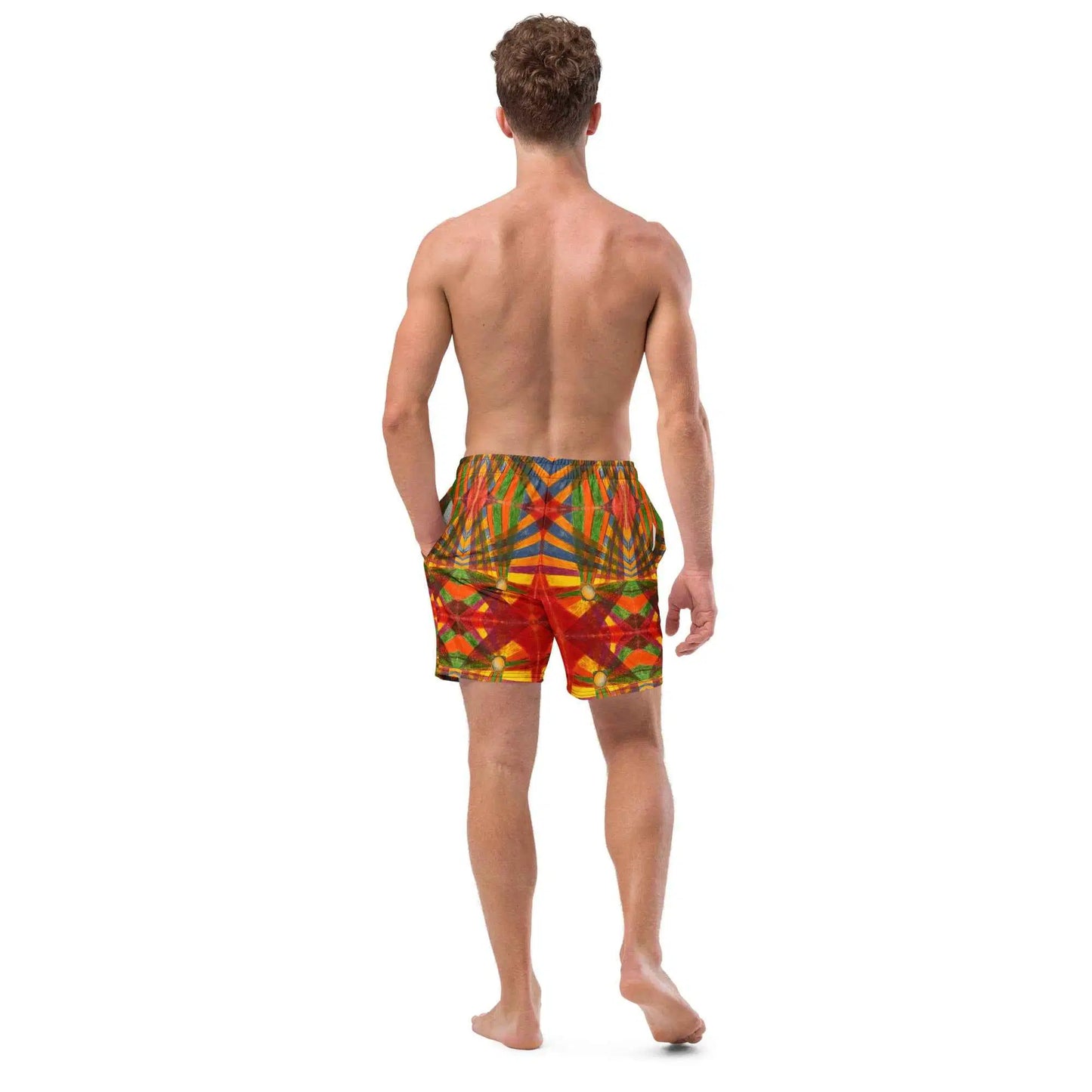 Men's Trunks - Solar Burst - Geometric Abstract Art