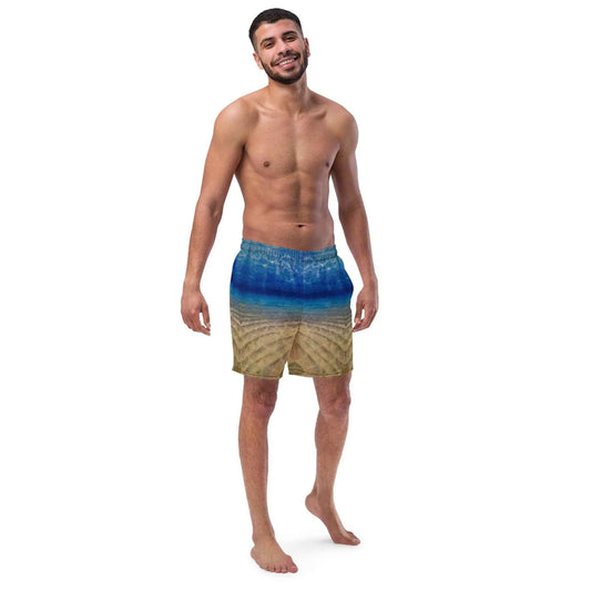 Men's Swim Trunks - Hypnosis - Underwater Scene & Light