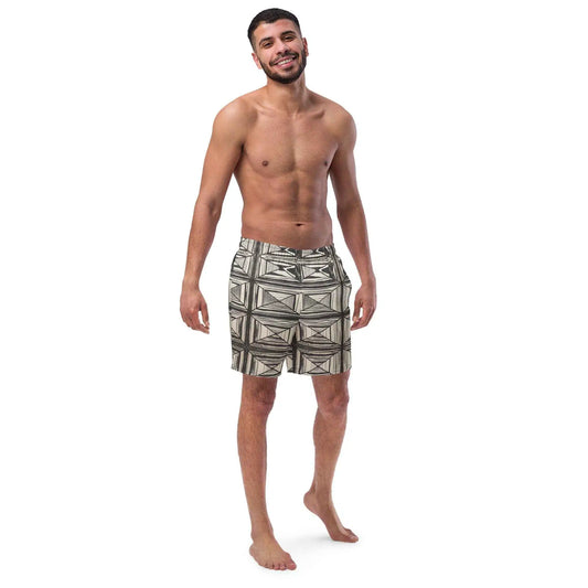 Men's Trunks - Deception - Geometric Op Art