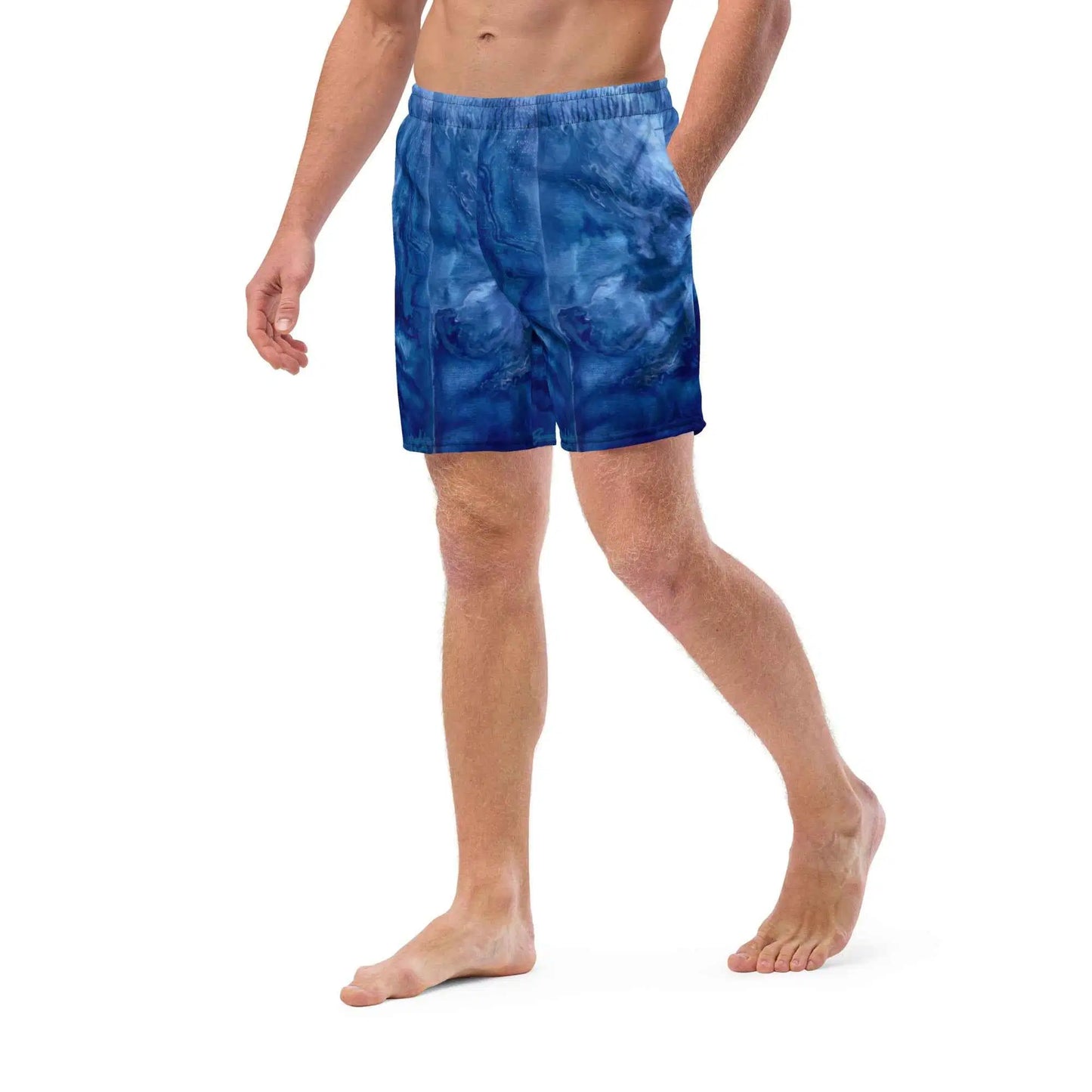 Men's Trunks - Thunder - Deep Blue Storm Cloud Art
