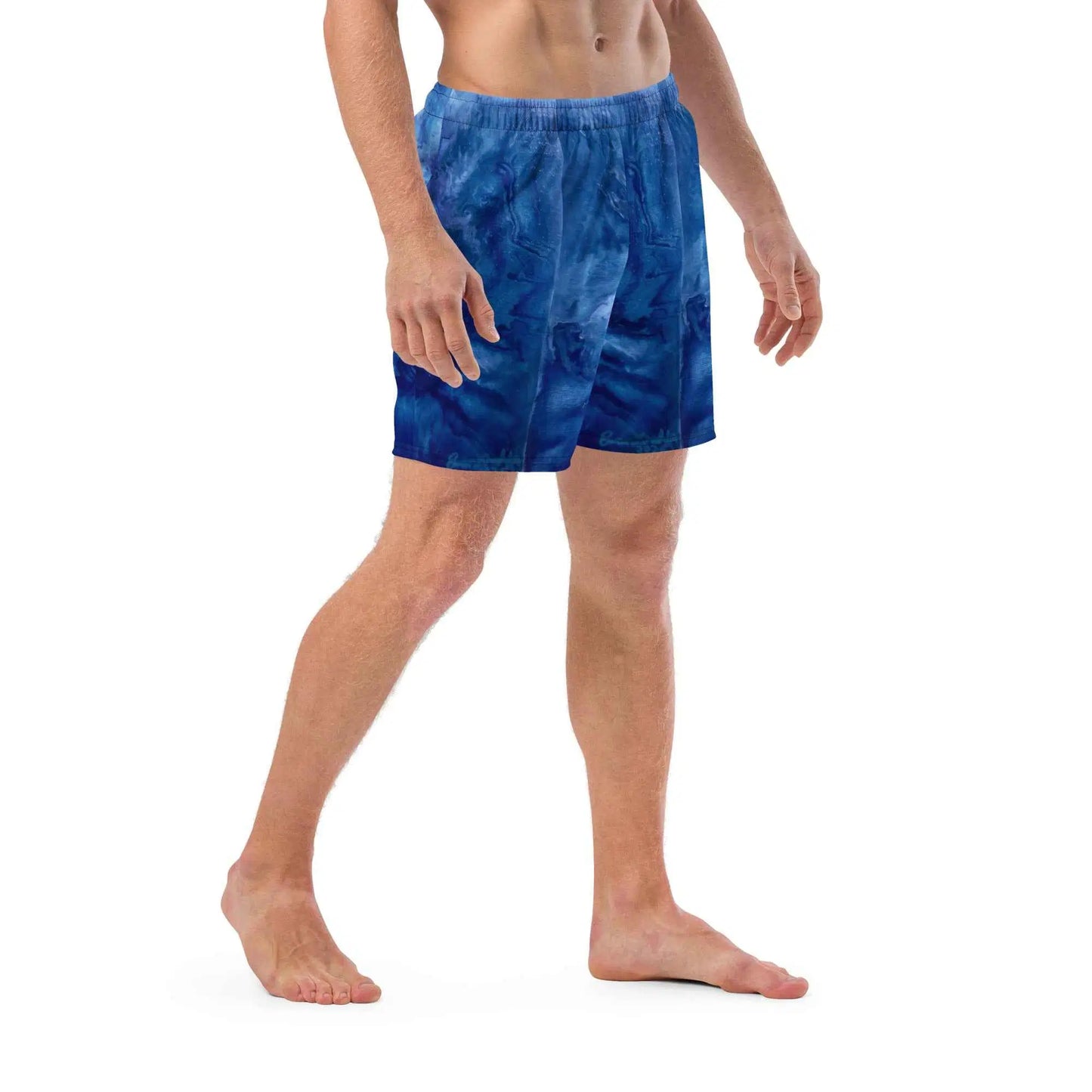 Men's Trunks - Thunder - Deep Blue Storm Cloud Art