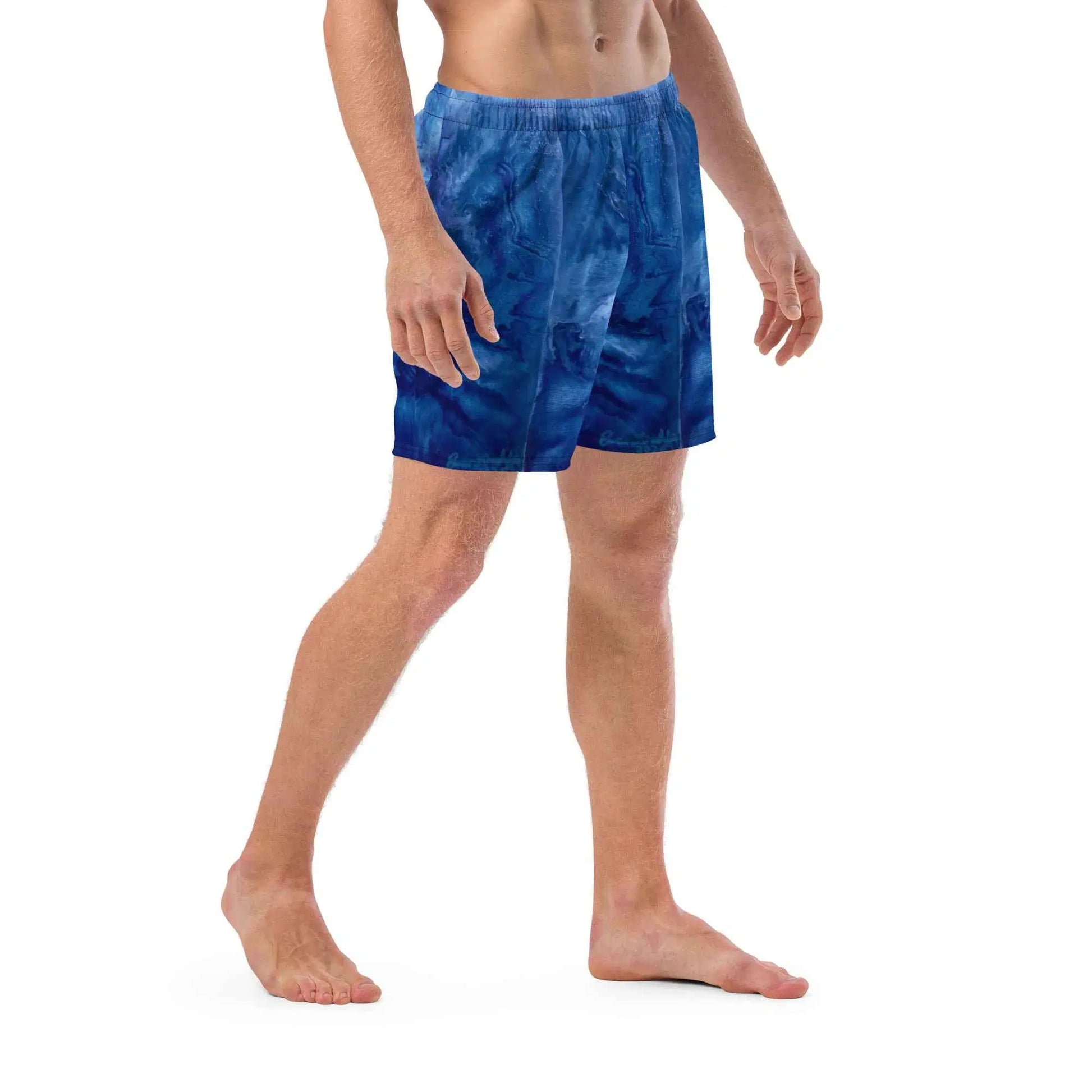 Men's Trunks - Thunder - Deep Blue Storm Cloud Art