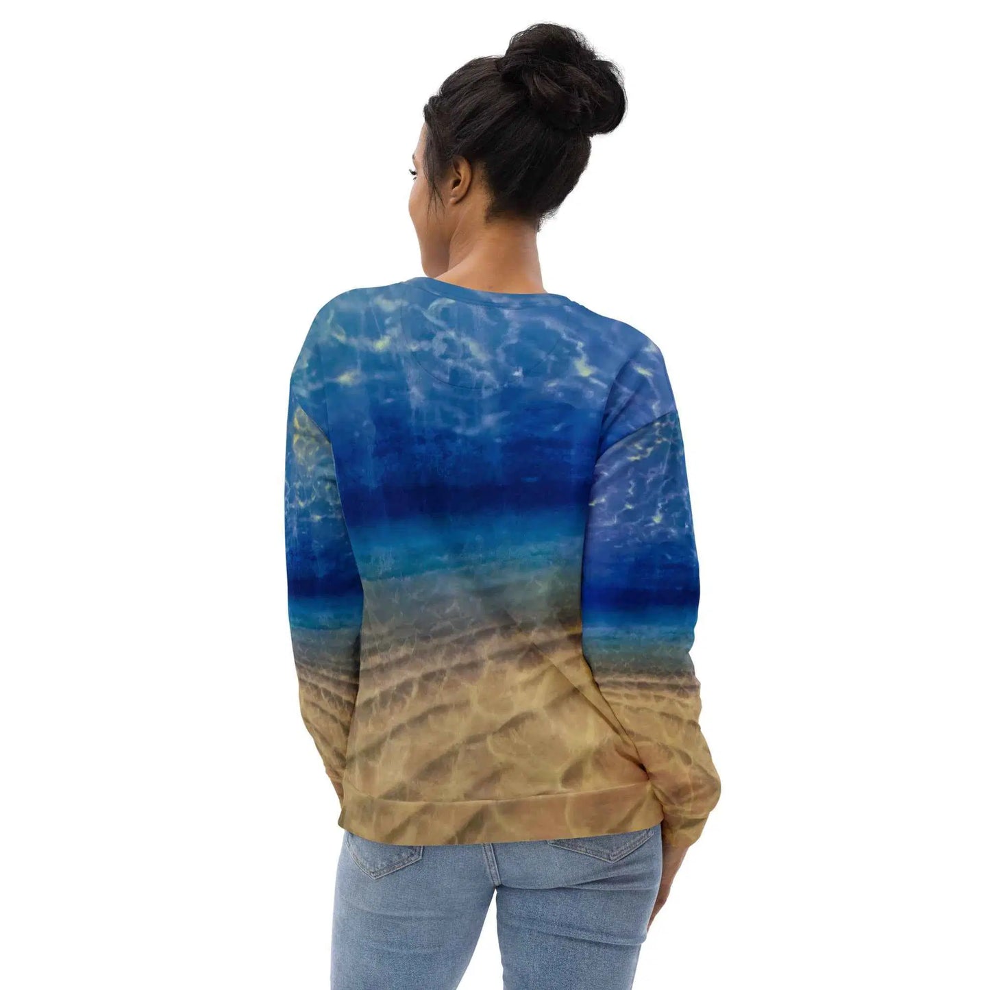 Unisex Sweatshirt - Hypnosis - Underwater Scene & Light