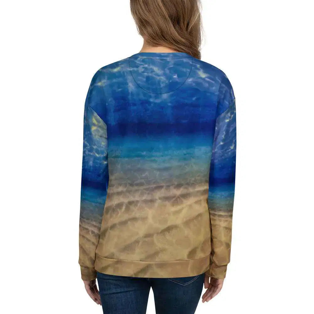Unisex Sweatshirt - Hypnosis - Underwater Scene & Light