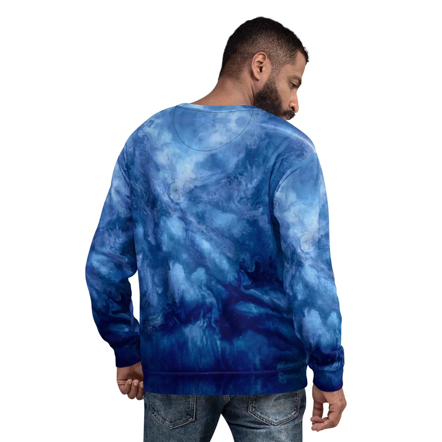 Unisex Sweatshirt - Thunder - Dramatic Blue Storm Art