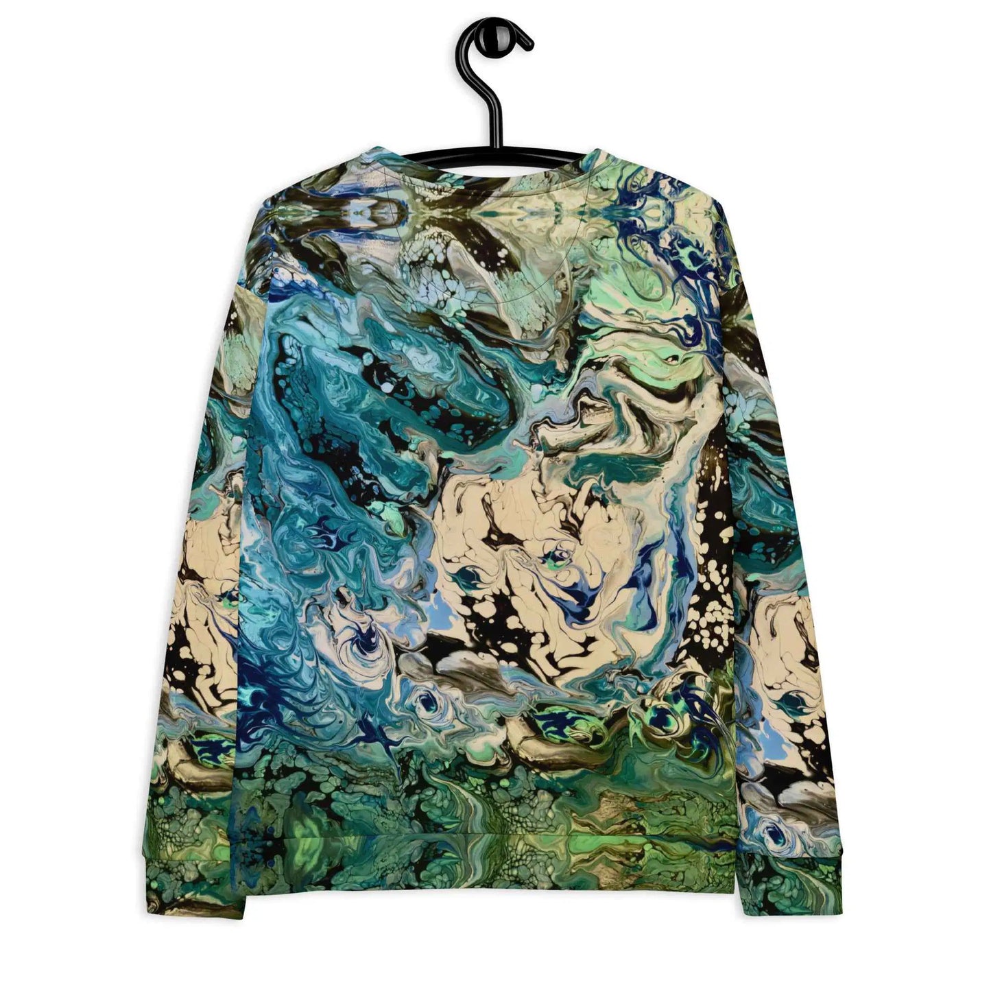 Unisex Sweatshirt - Tectonic - Fluid Abstract Geologic Art