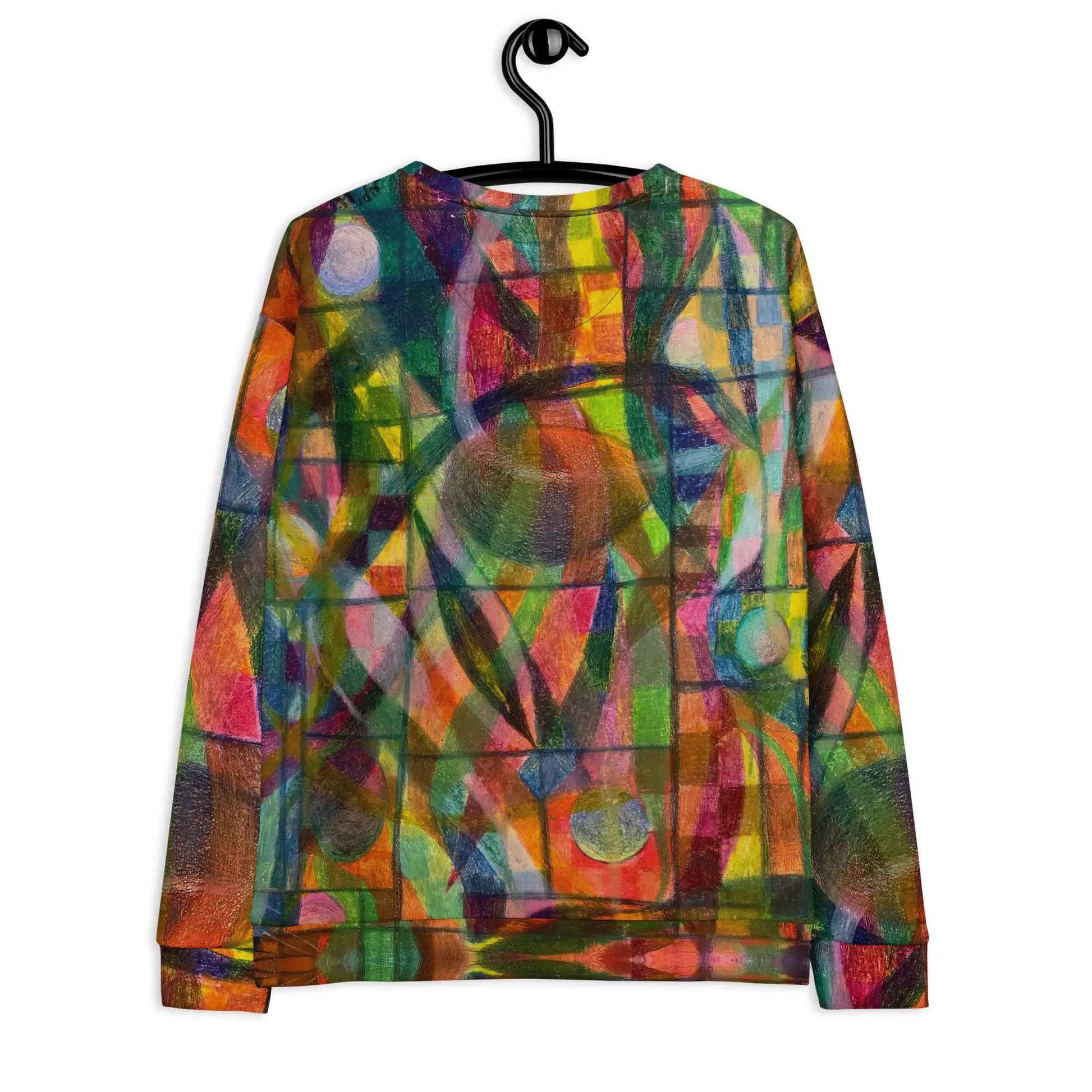 Unisex Sweatshirt - Organic Life - Colorful Geometric Art