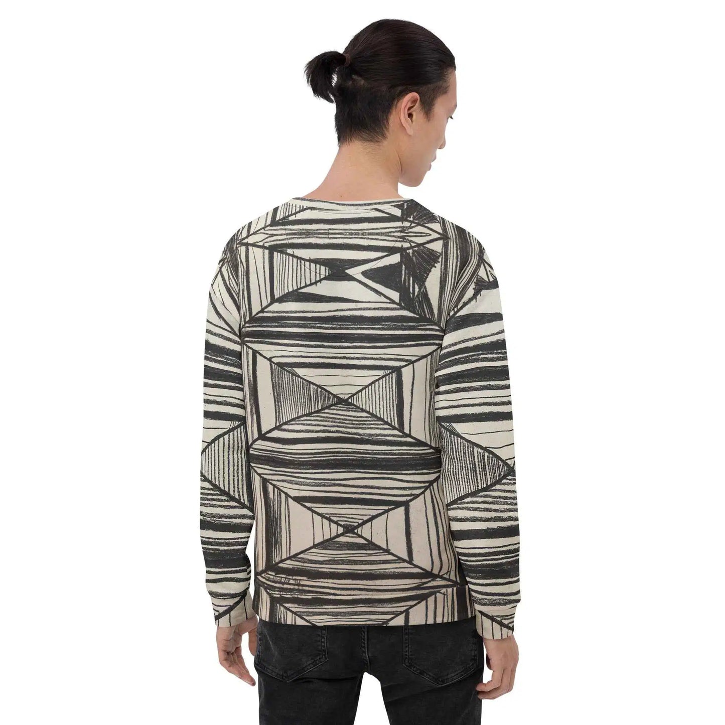 Unisex Sweatshirt - Deception - Geometric Op Art