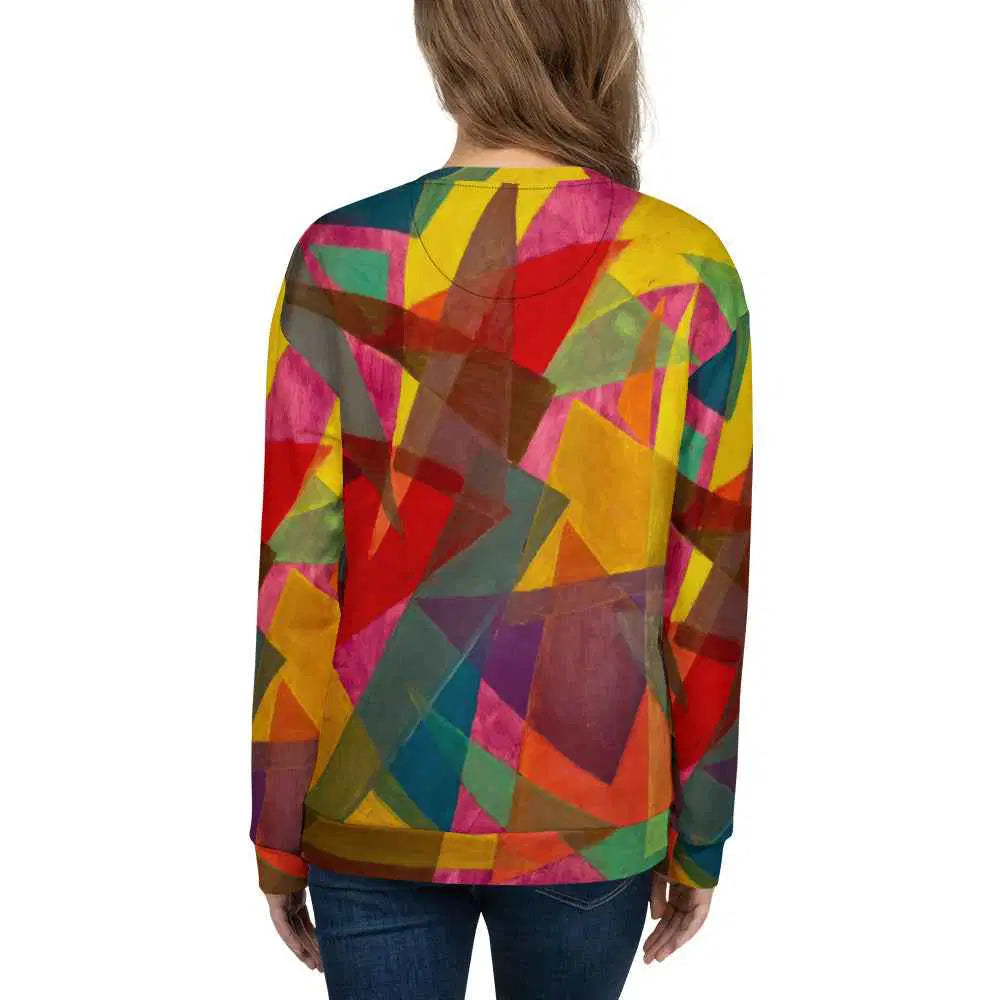 Unisex Sweatshirt - In The Wine Glass - Geometric Abstract