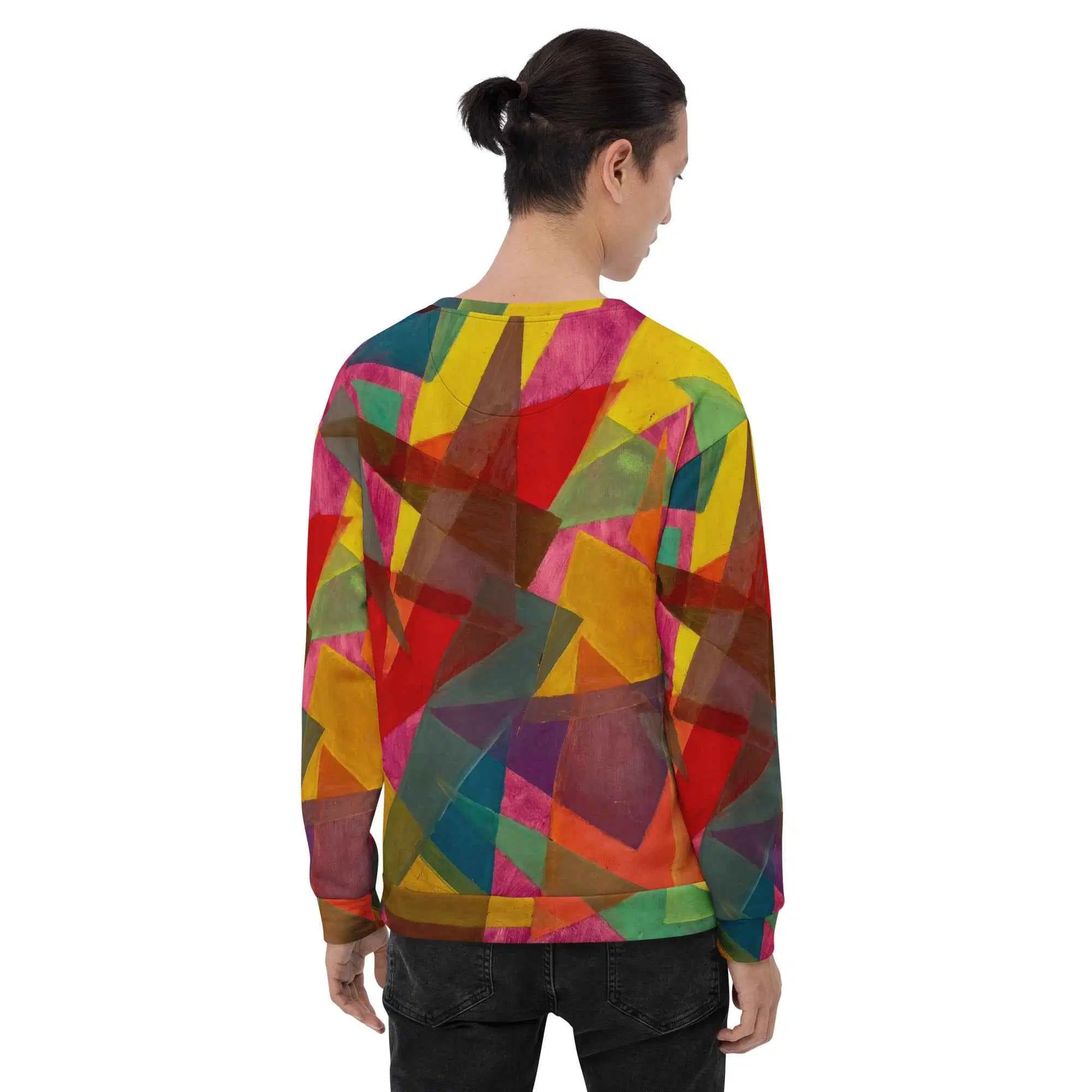 Unisex Sweatshirt - In The Wine Glass - Geometric Abstract