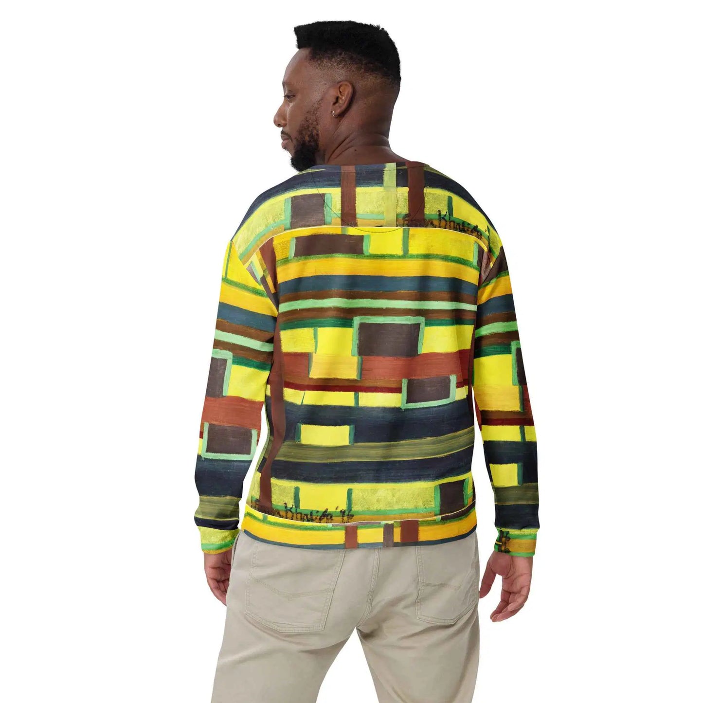 Unisex Sweatshirt - City in Grids - Geometric Abstract Urban