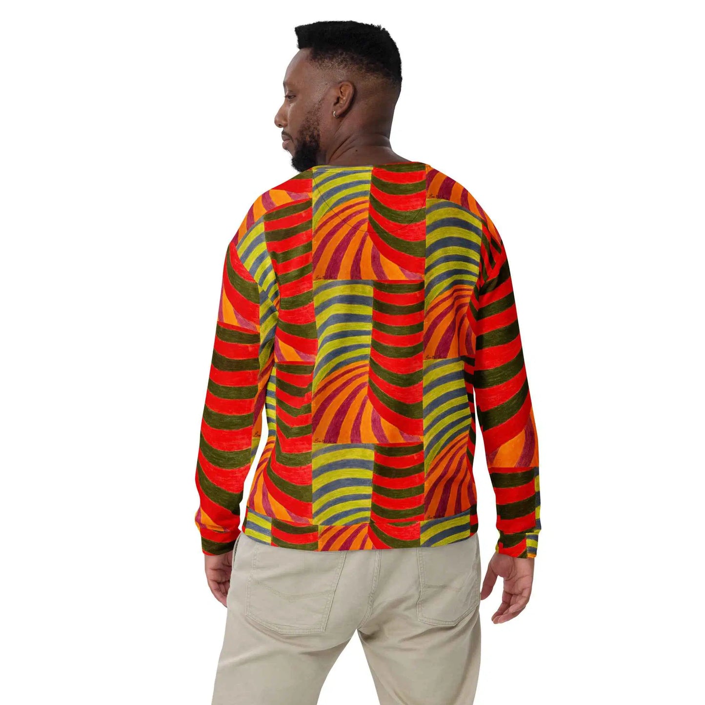 Unisex Sweatshirt - No Brake Zone - Op Art Motion