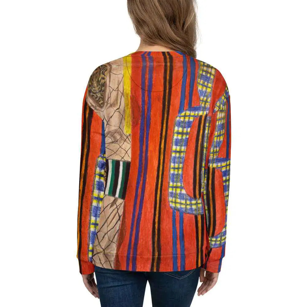 Unisex Sweatshirt - Palestine's Resilience - Folk Abstract