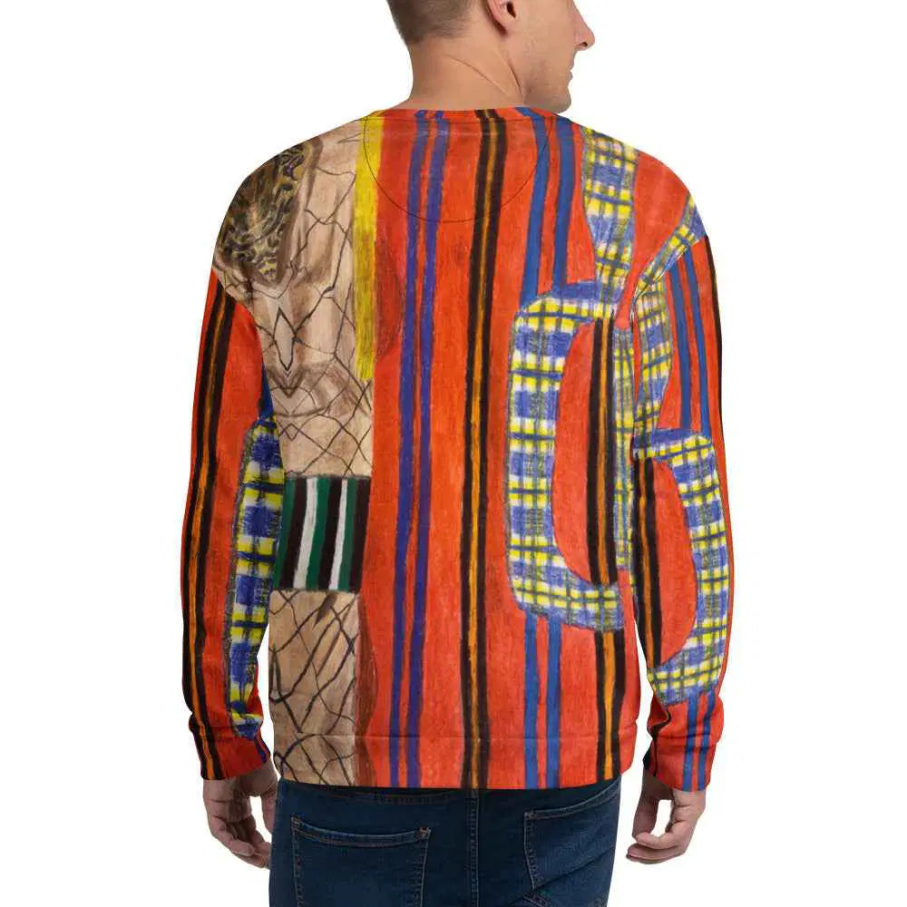 Unisex Sweatshirt - Palestine's Resilience - Folk Abstract