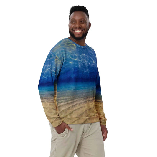 Unisex Sweatshirt - Hypnosis - Underwater Scene & Light