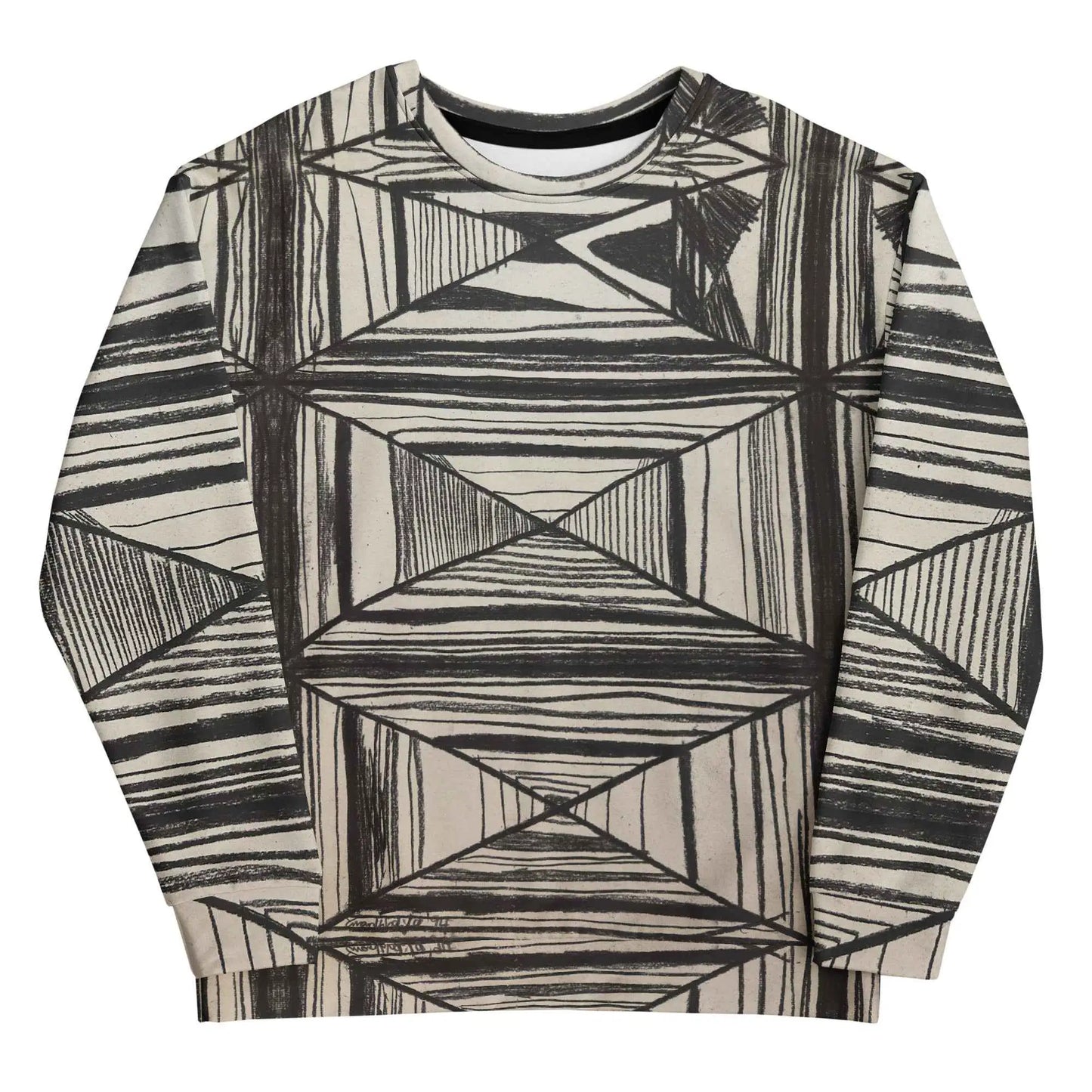 Unisex Sweatshirt - Deception - Geometric Op Art