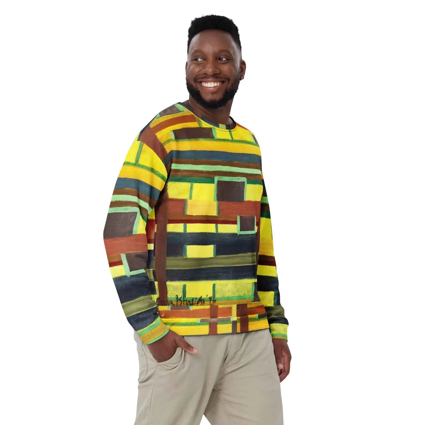 Unisex Sweatshirt - City in Grids - Geometric Abstract Urban