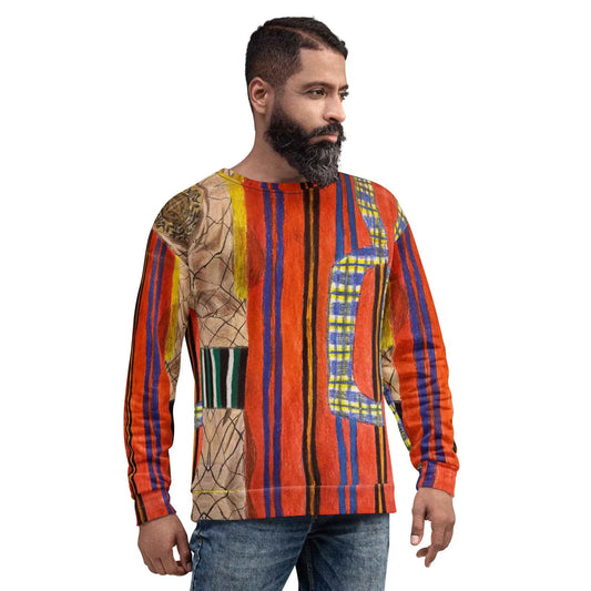 Unisex Sweatshirt - Palestine's Resilience - Folk Abstract