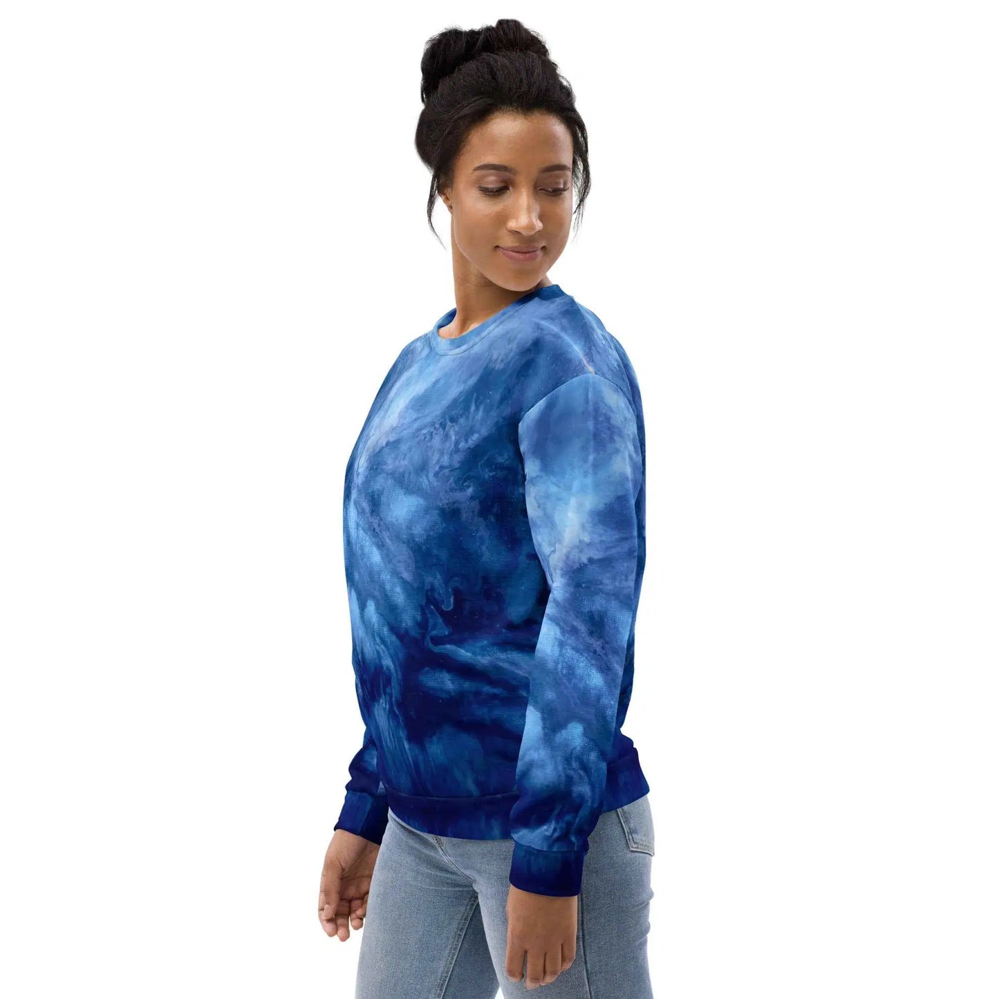 Unisex Sweatshirt - Thunder - Dramatic Blue Storm Art
