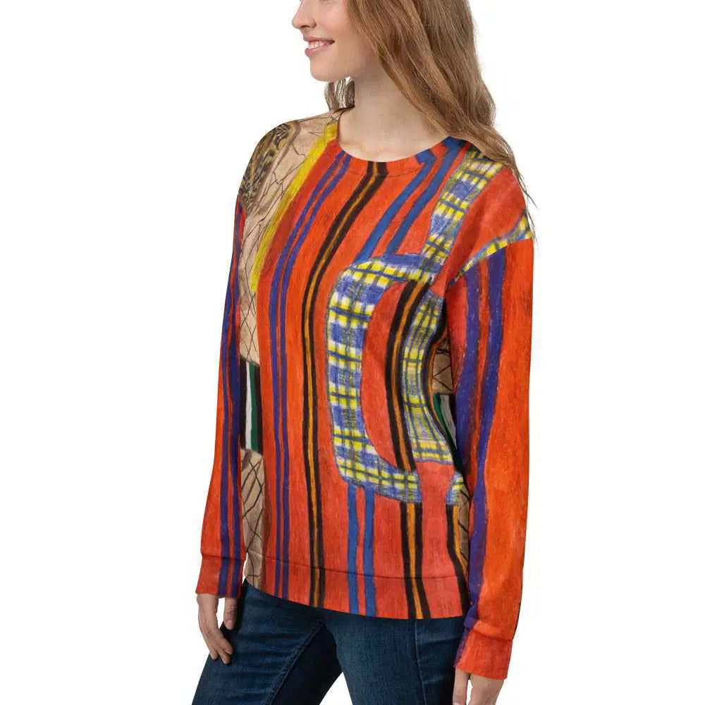 Unisex Sweatshirt - Palestine's Resilience - Folk Abstract