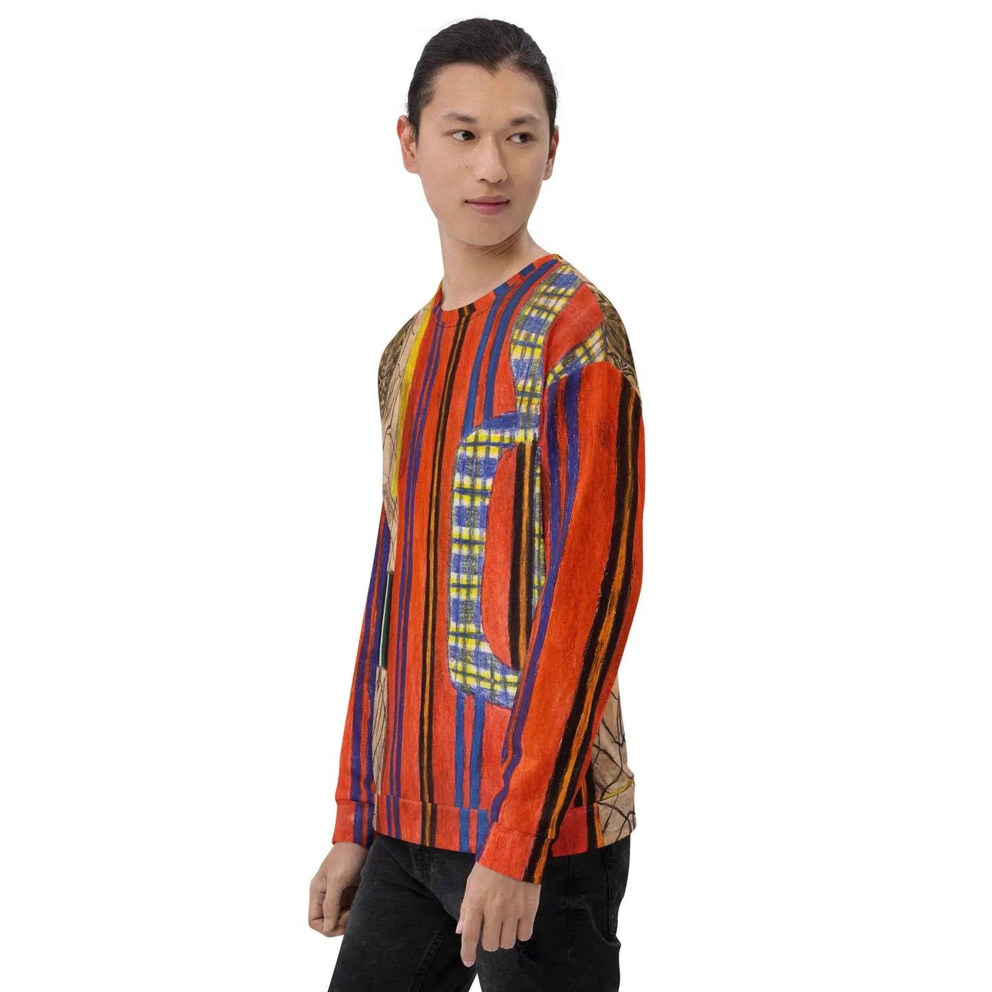 Unisex Sweatshirt - Palestine's Resilience - Folk Abstract