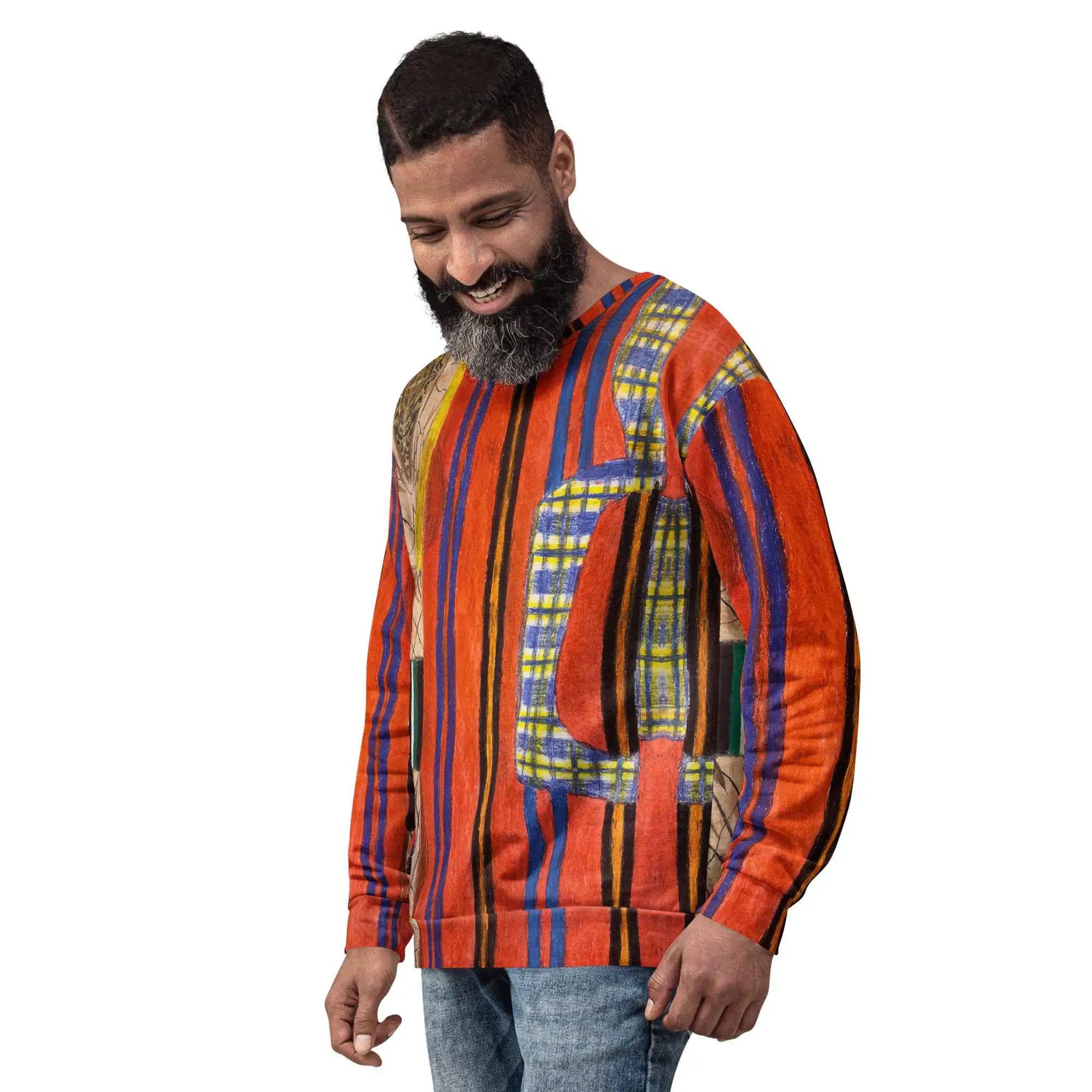Unisex Sweatshirt - Palestine's Resilience - Folk Abstract