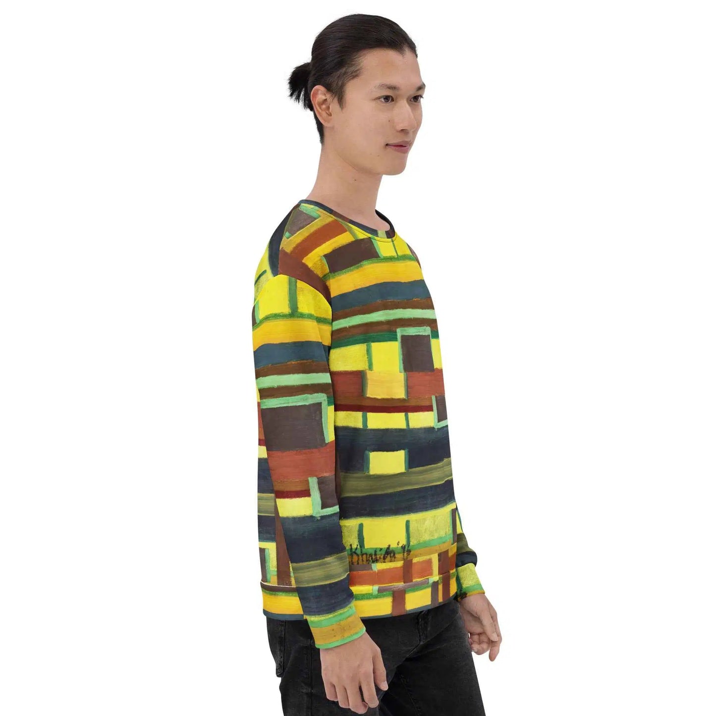 Unisex Sweatshirt - City in Grids - Geometric Abstract Urban