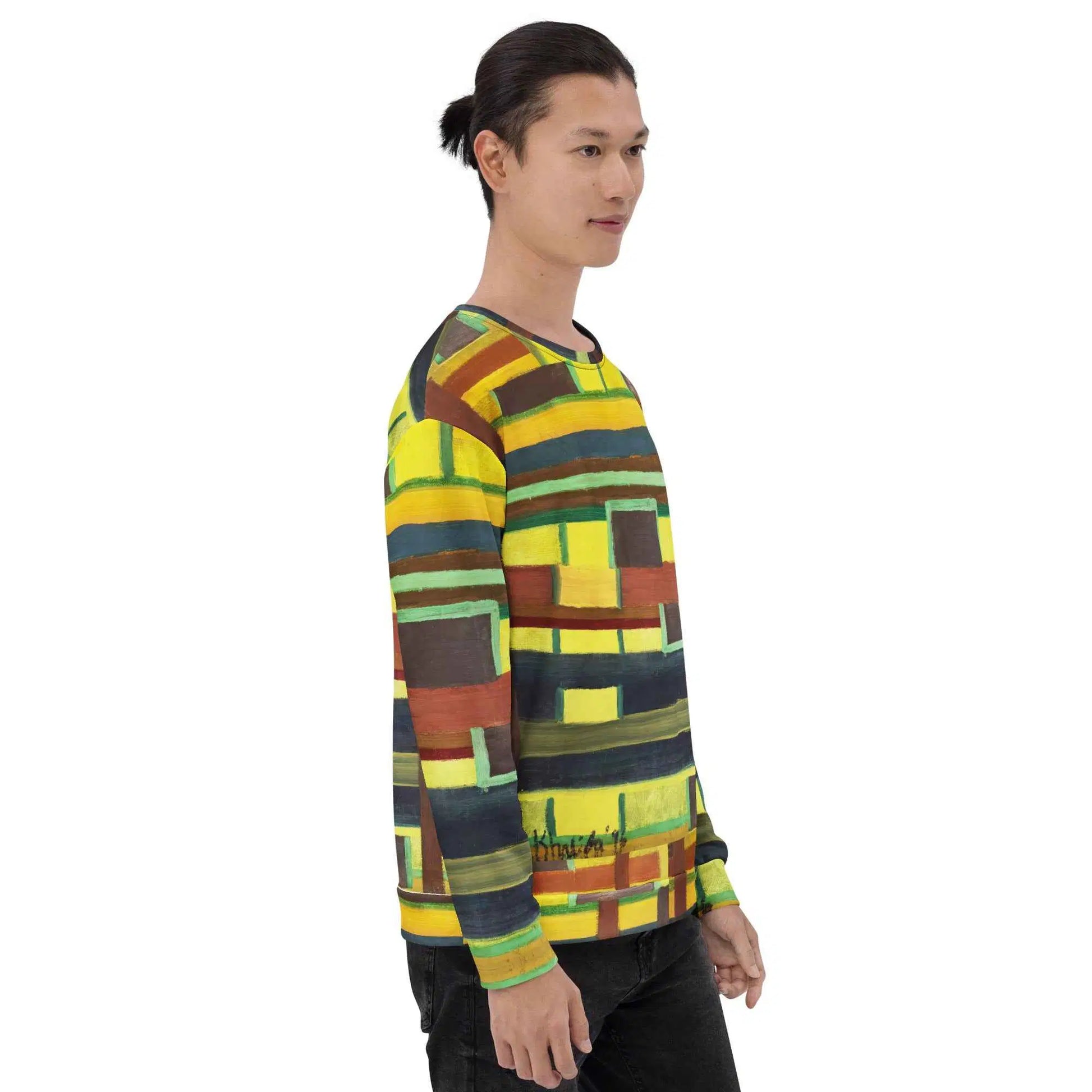 Unisex Sweatshirt - City in Grids - Geometric Abstract Urban